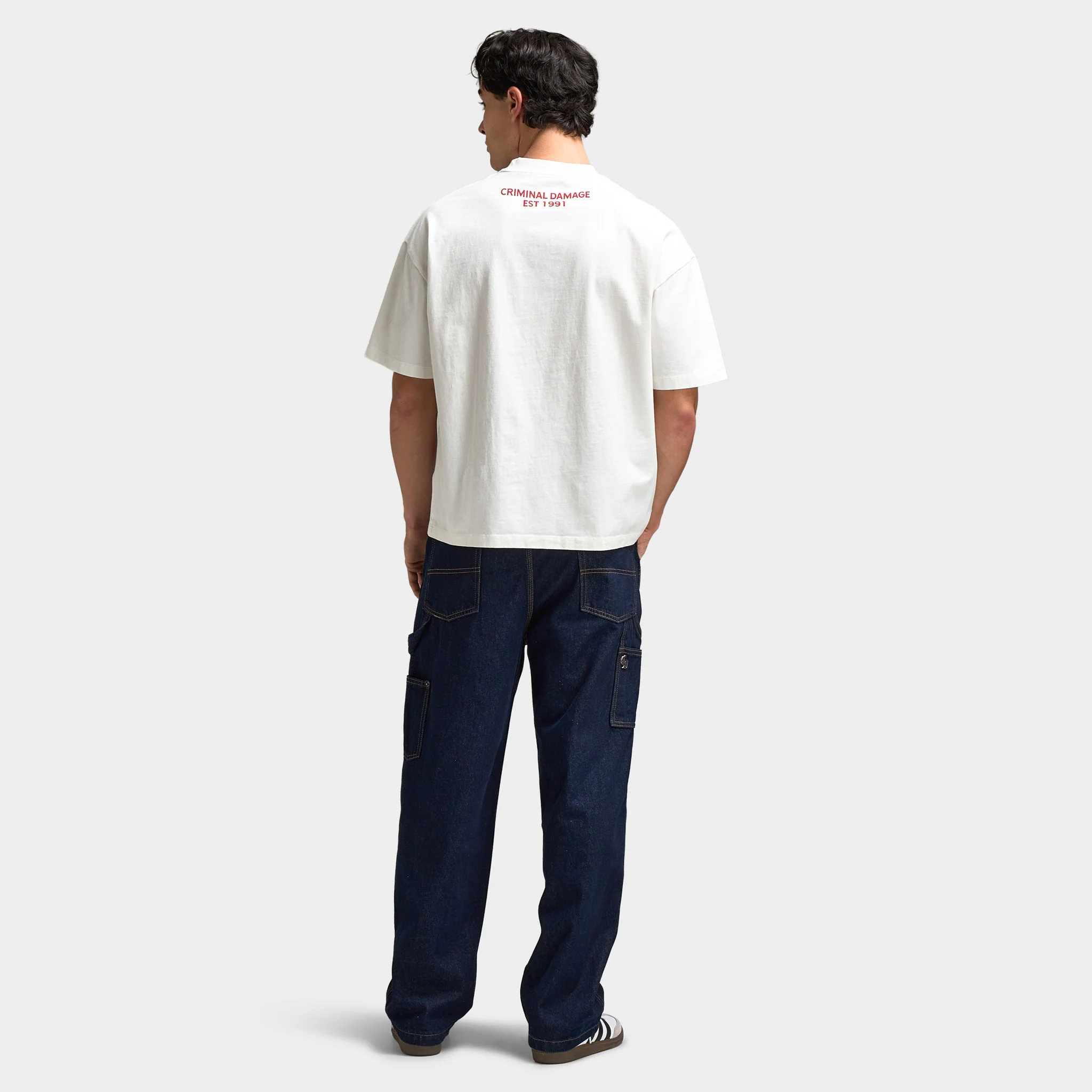 Criminal Damage Samurai T-shirt / Off- White - Image 5