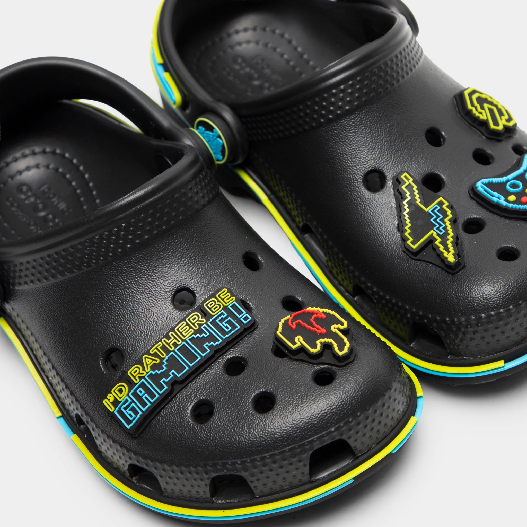 Crocs Children's Classic Gamer Clog / Black - Image 3