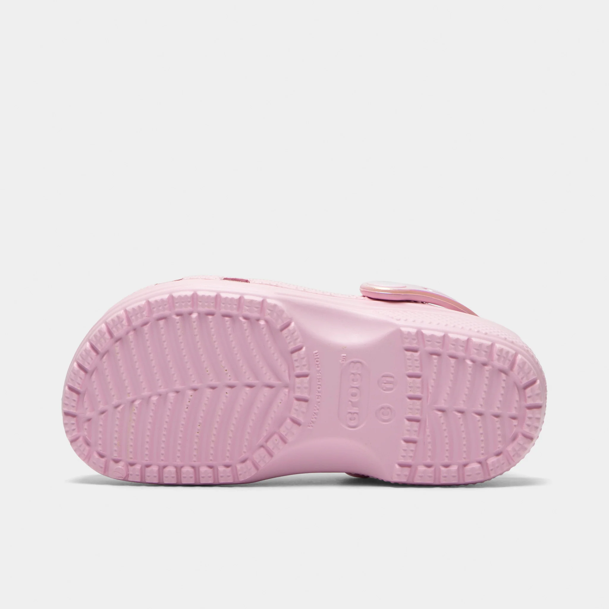 Crocs Children's Classic Unicorn Iridescent Shimmer Clog / Pink Milk - Image 6