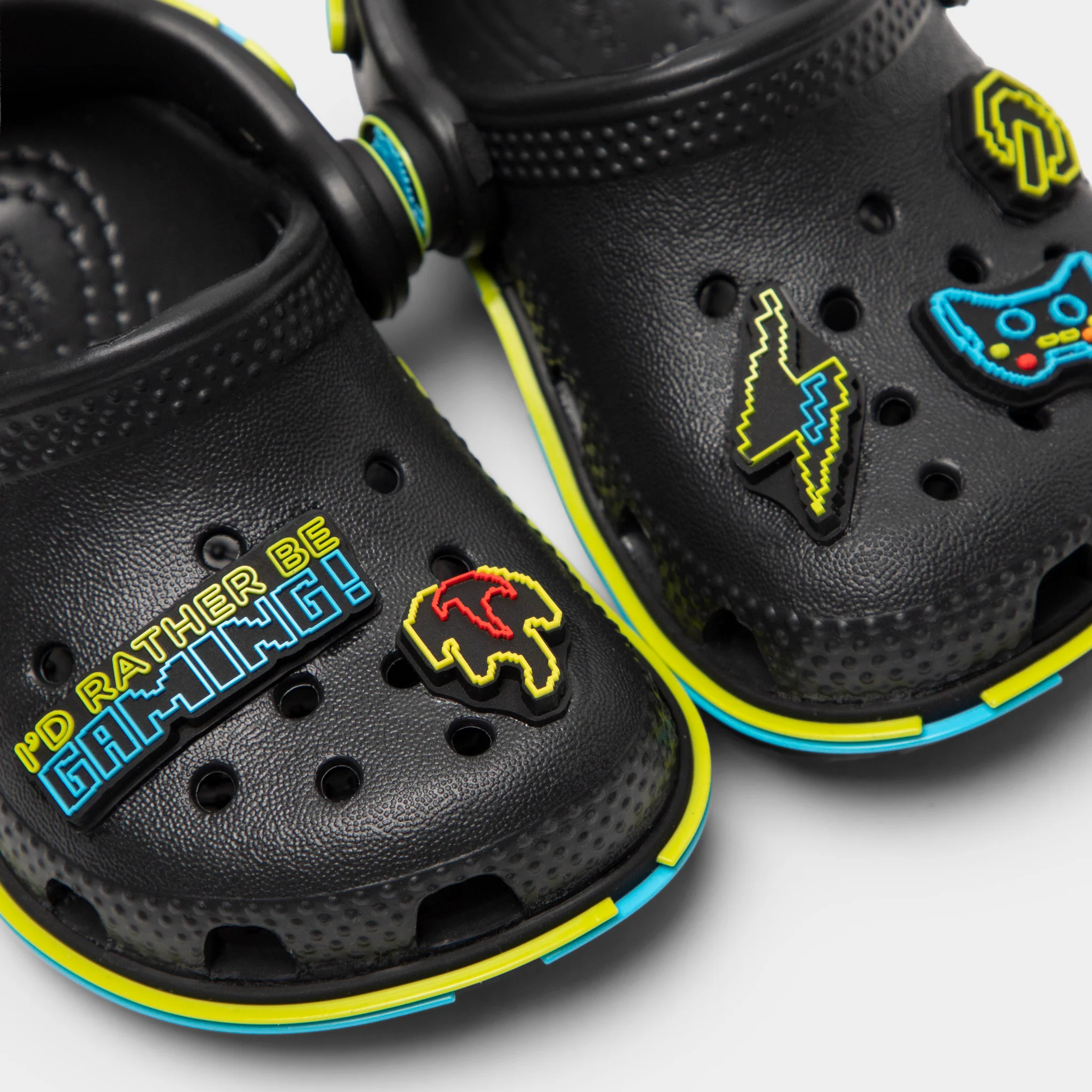 Crocs Infants' Classic Gamer Clog / Black - Image 3
