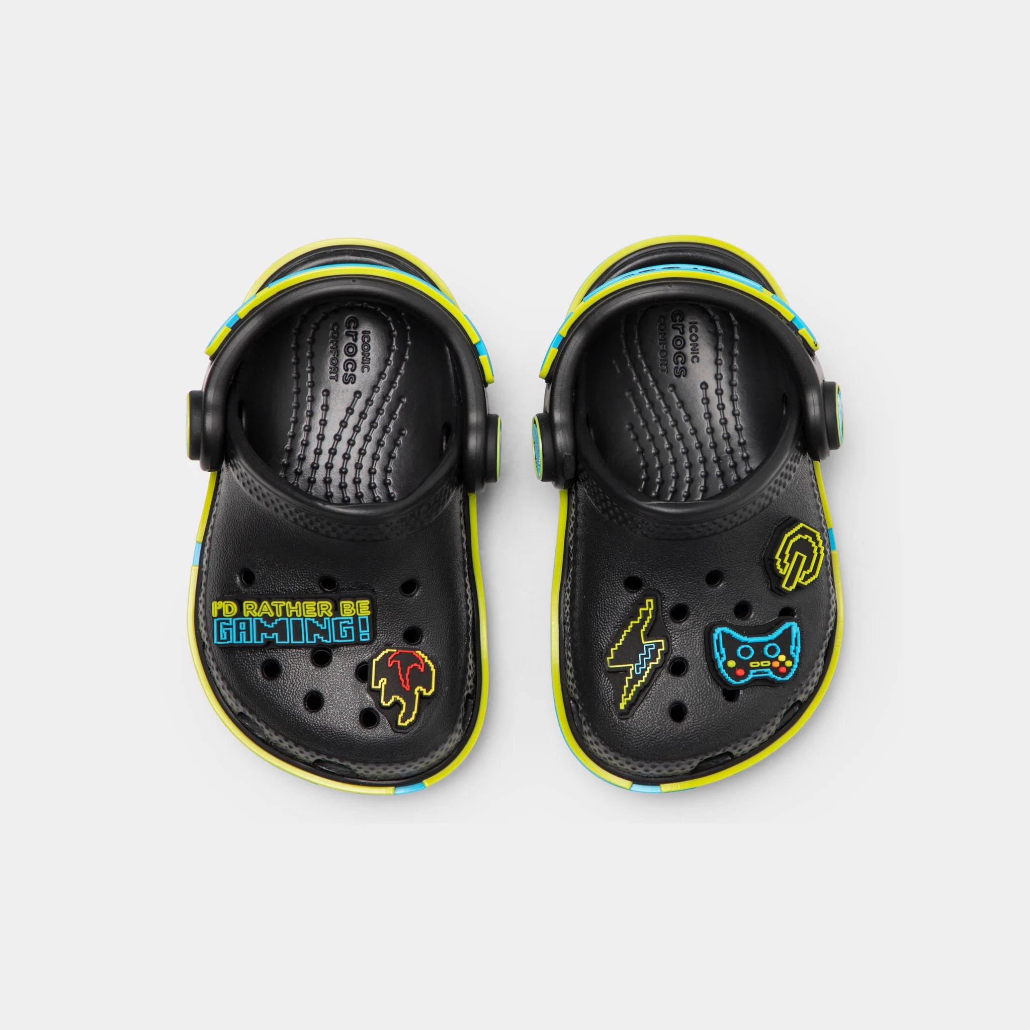 Crocs Infants' Classic Gamer Clog / Black - Image 5