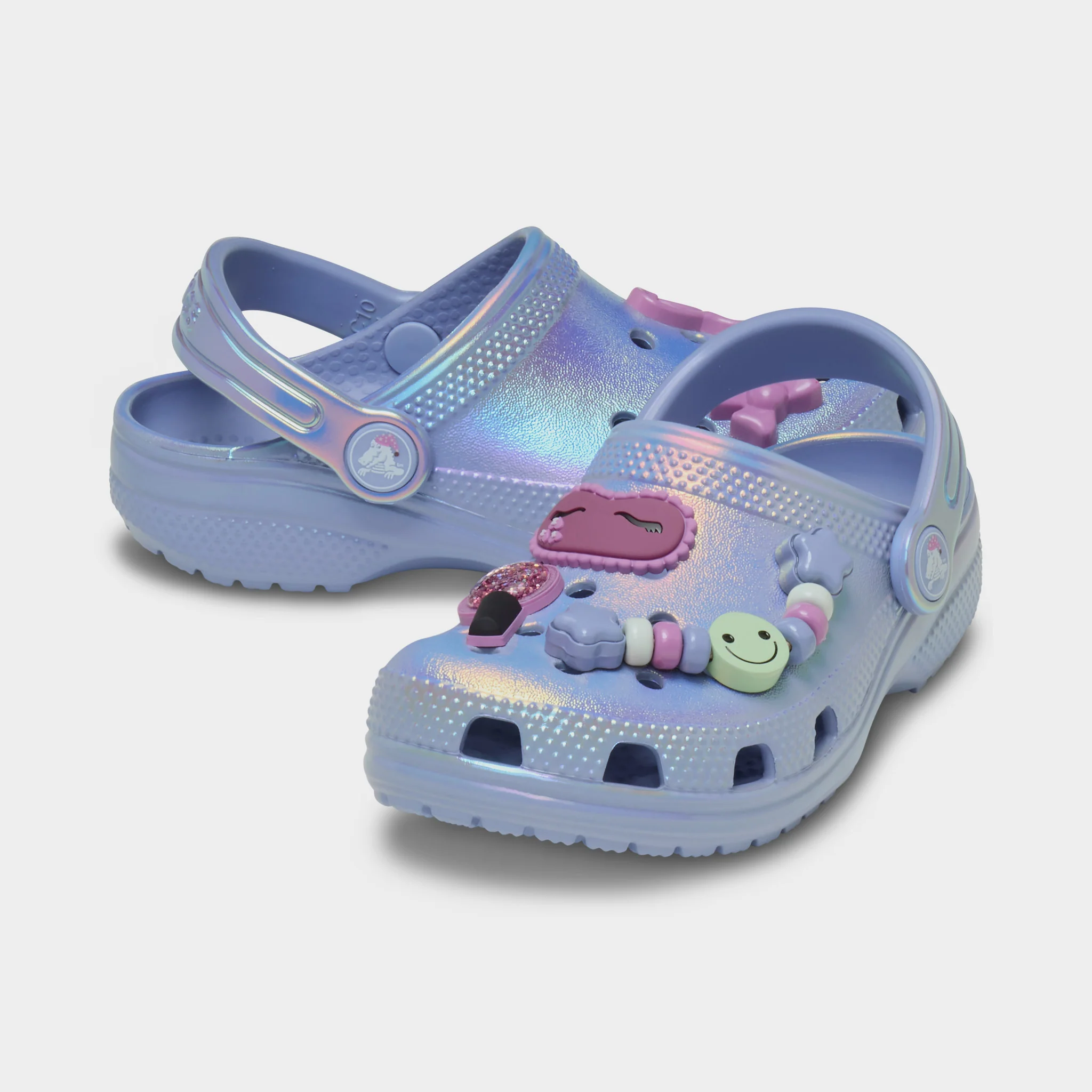 Crocs Infants' Classic Sleepover Party Clog / Blue Haze - Image 3