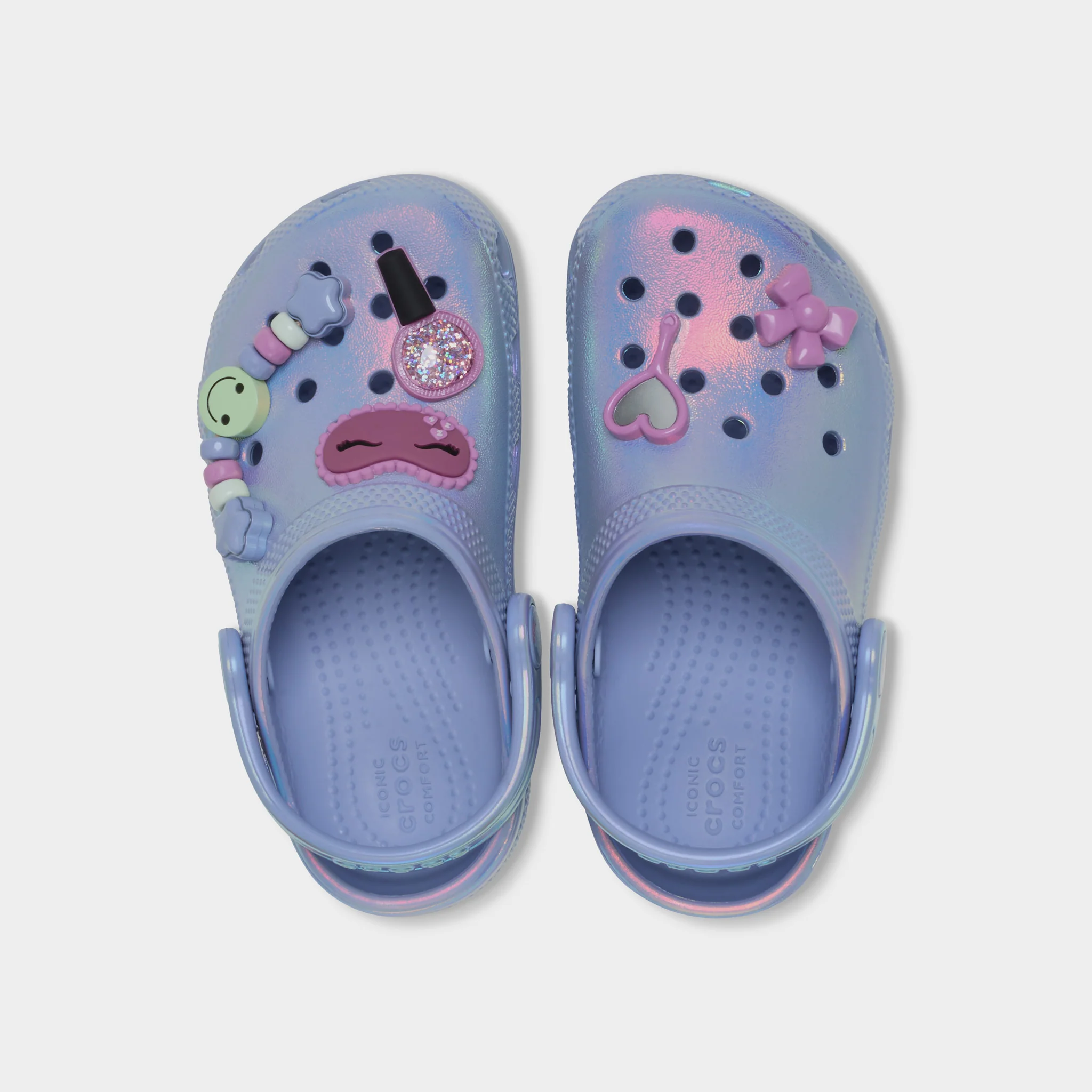 Crocs Infants' Classic Sleepover Party Clog / Blue Haze - Image 5
