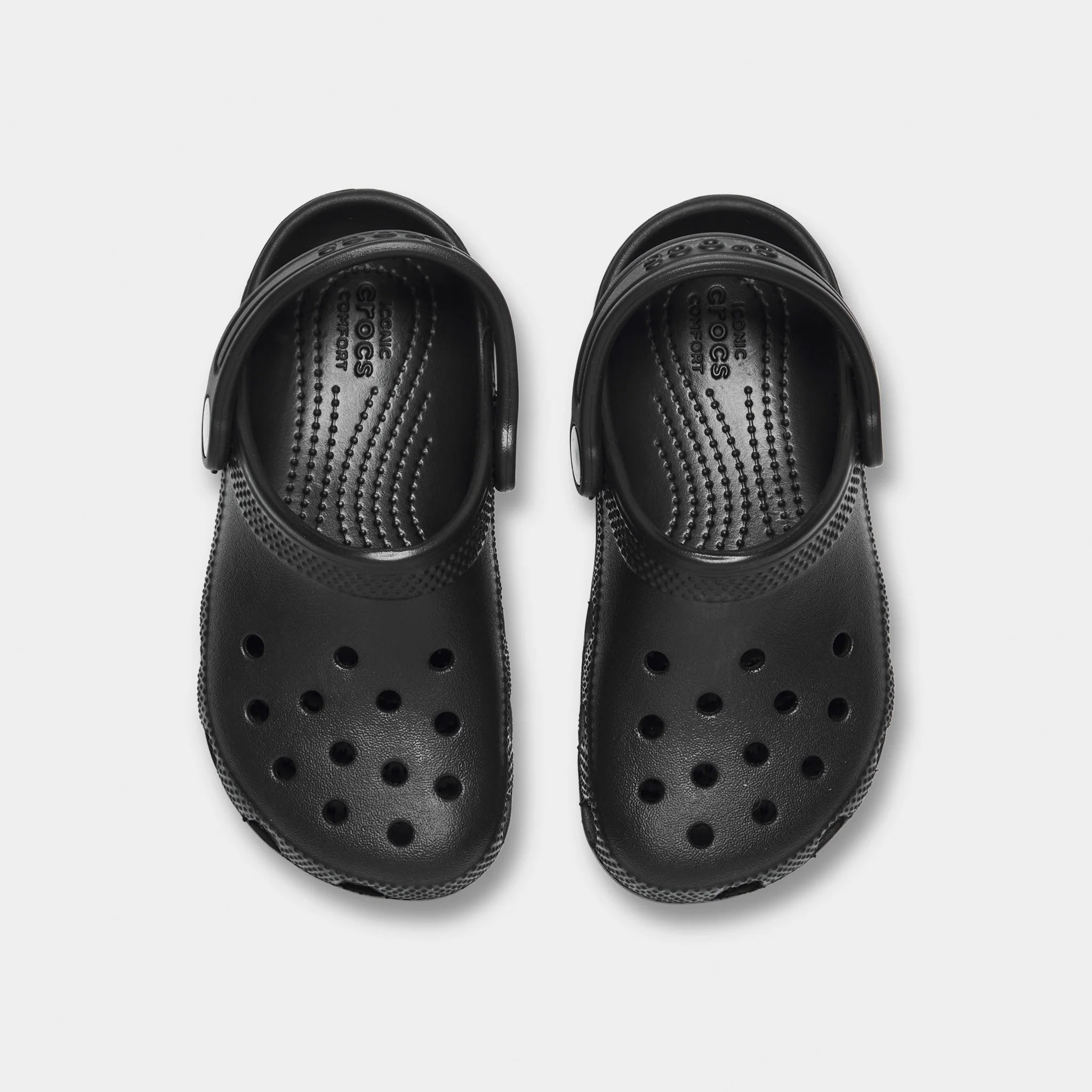 Crocs Toddler's Classic Clogs / Black - Image 5