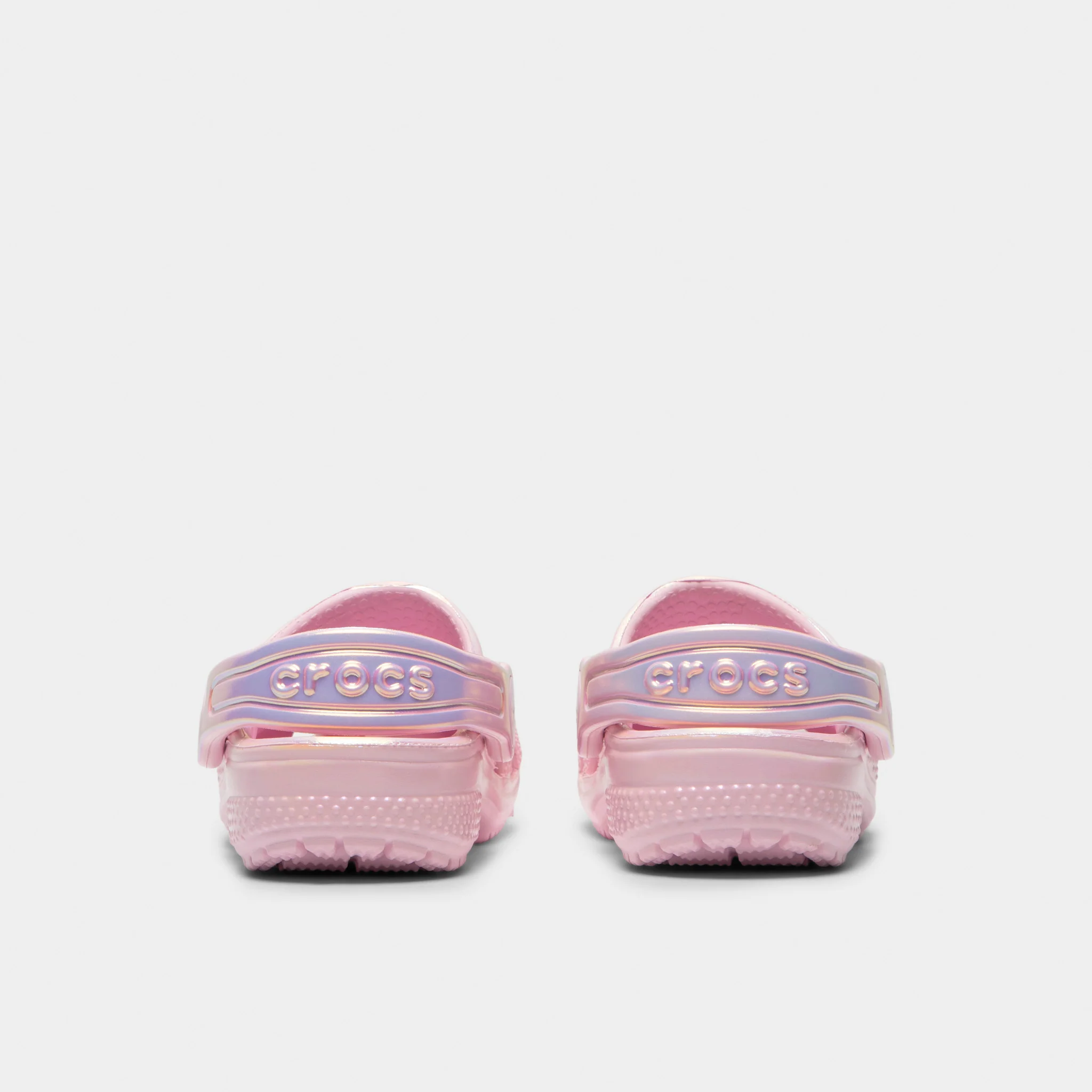 Crocs Toddlers' Classic Unicorn Iridescent Shimmer Clog / Pink Milk - Image 4