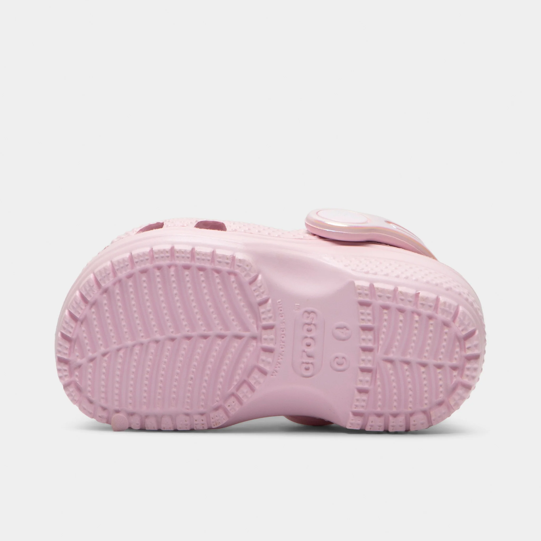 Crocs Toddlers' Classic Unicorn Iridescent Shimmer Clog / Pink Milk - Image 6