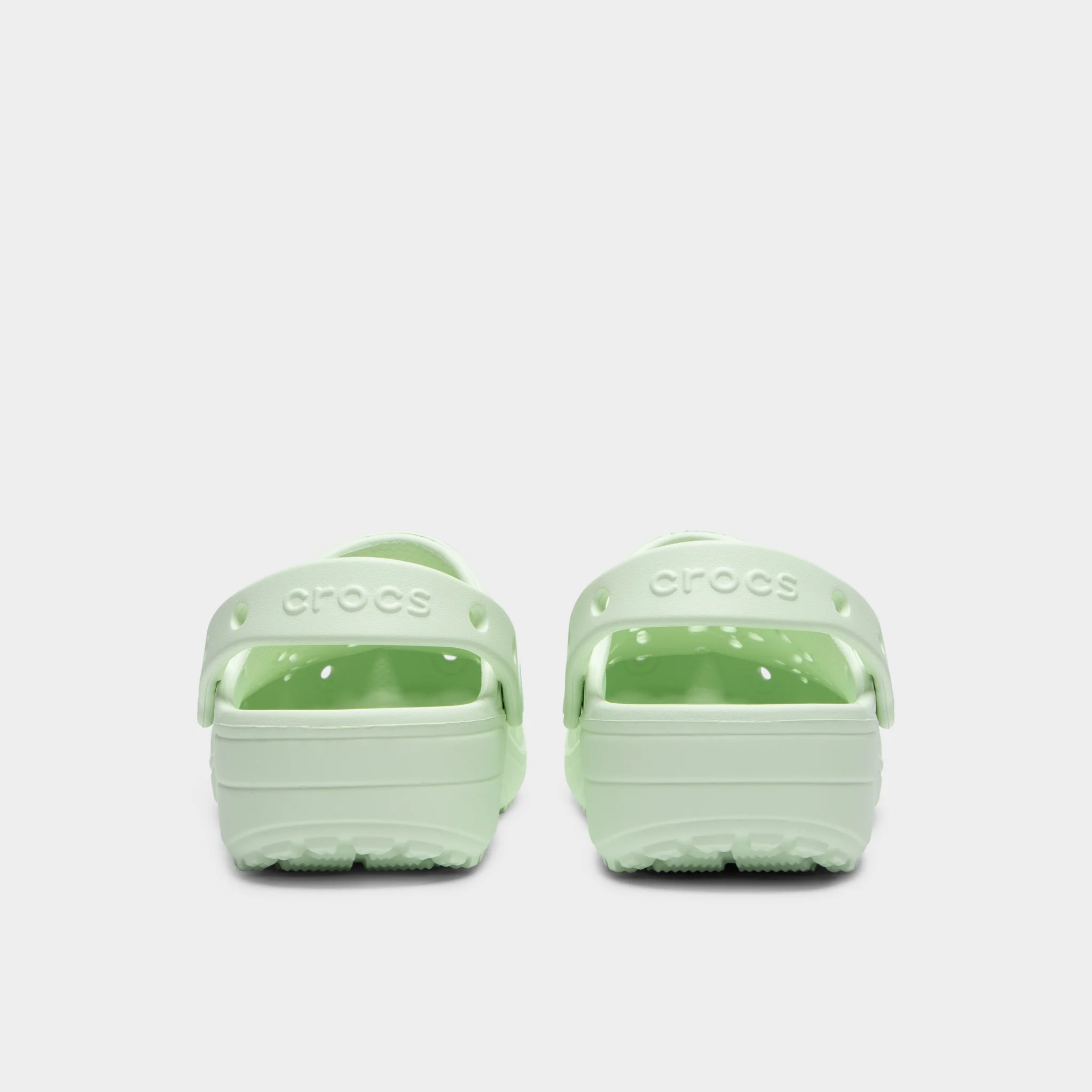 Crocs Women's Classic Floral Cut Out Clog / Jade Tint - Image 4