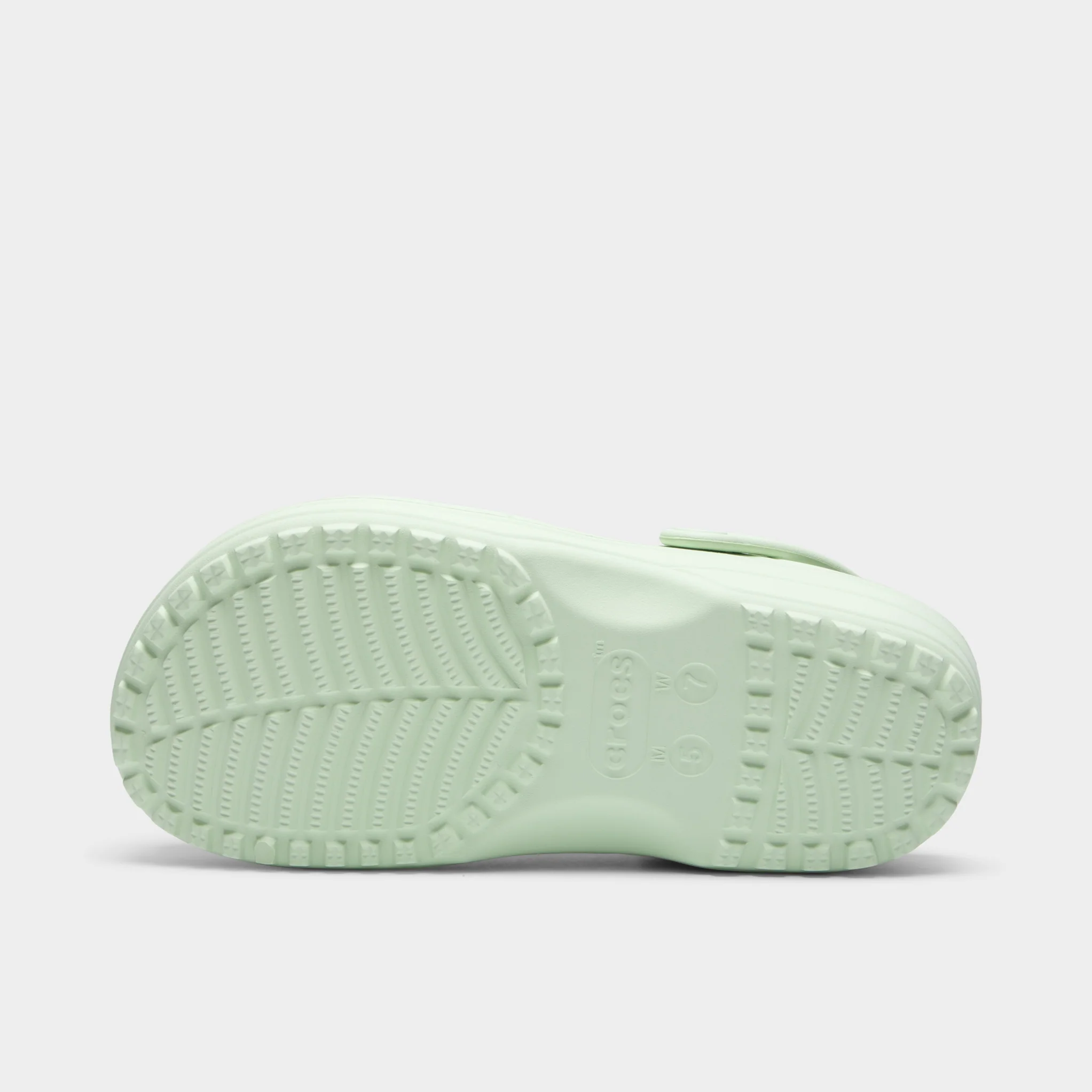 Crocs Women's Classic Floral Cut Out Clog / Jade Tint - Image 6