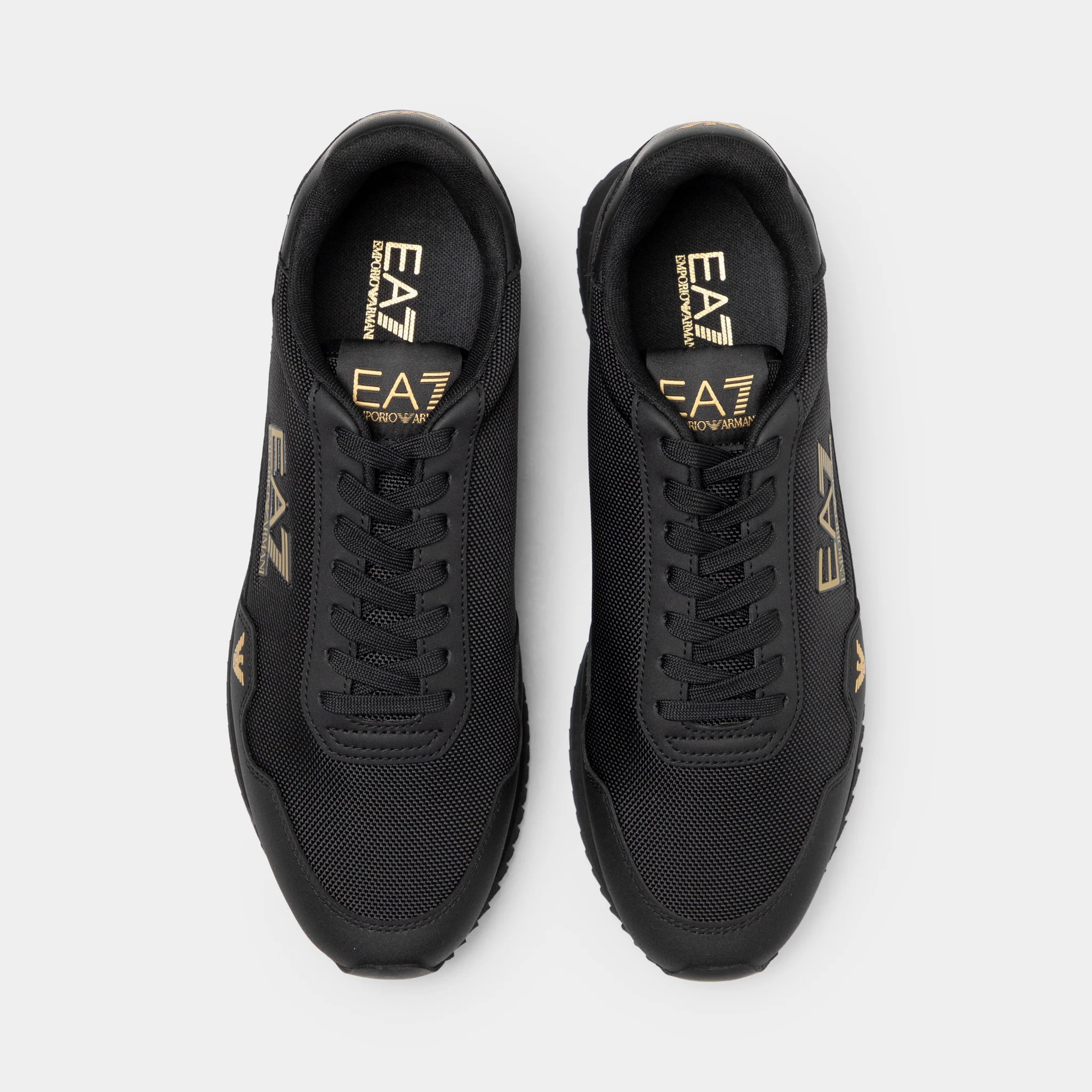 EA7 Black & White Vintage Triple Black / Gold - Image 5