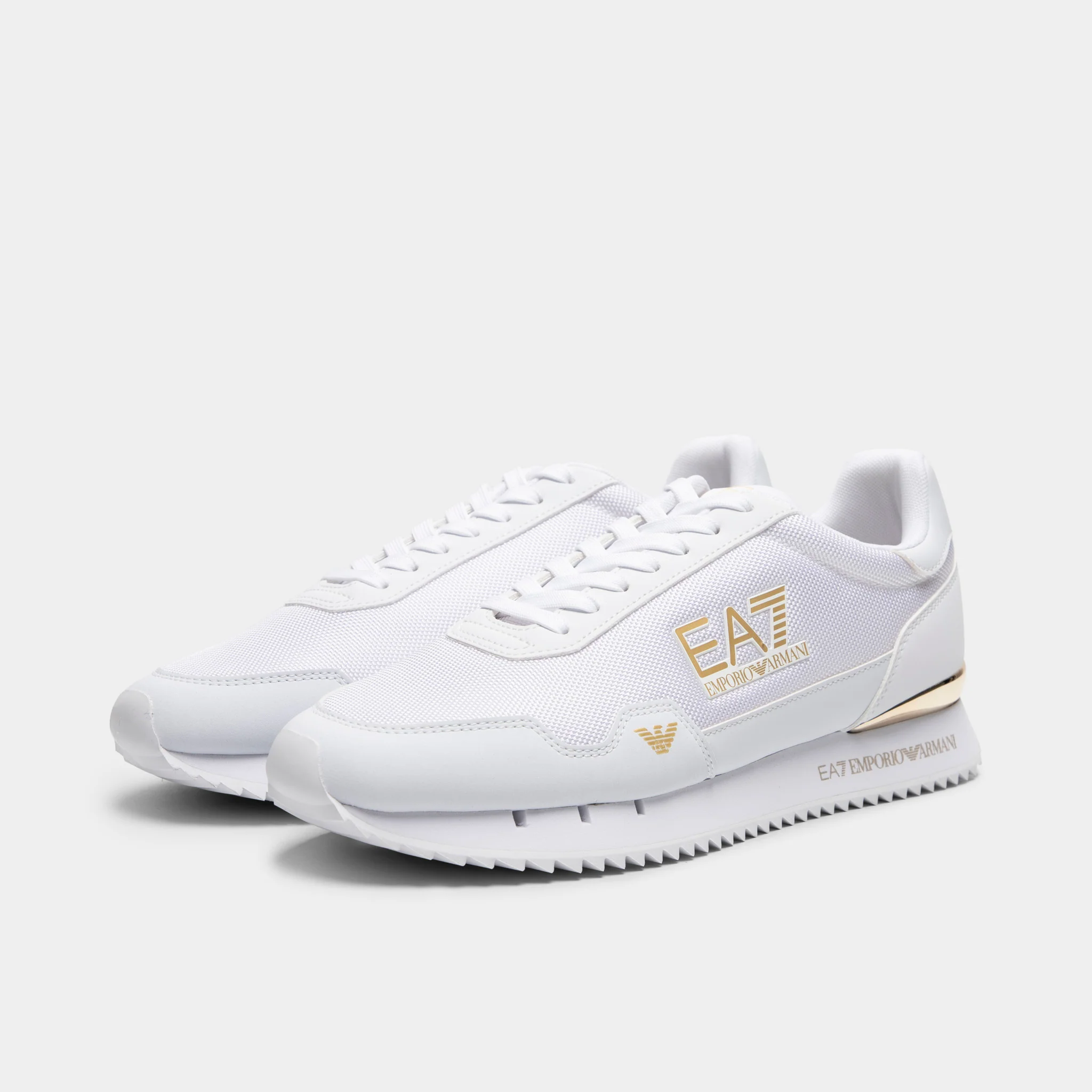 EA7 Black & White Vintage White / Gold - Image 2