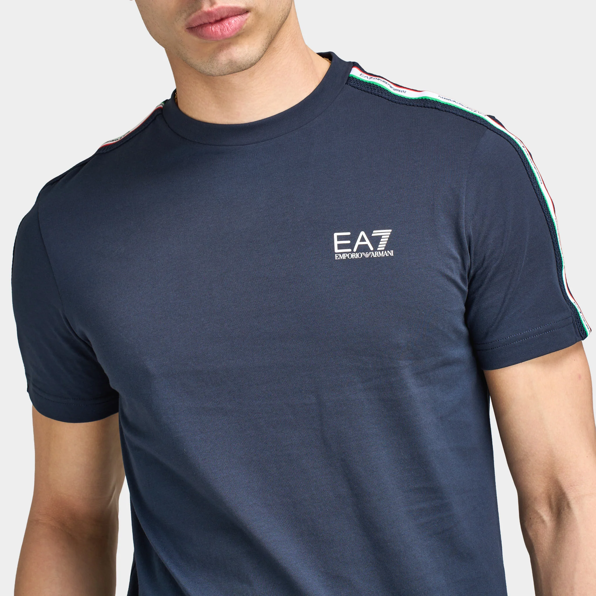 EA7 Italian Spirit Tee / Armani Blue - Image 3