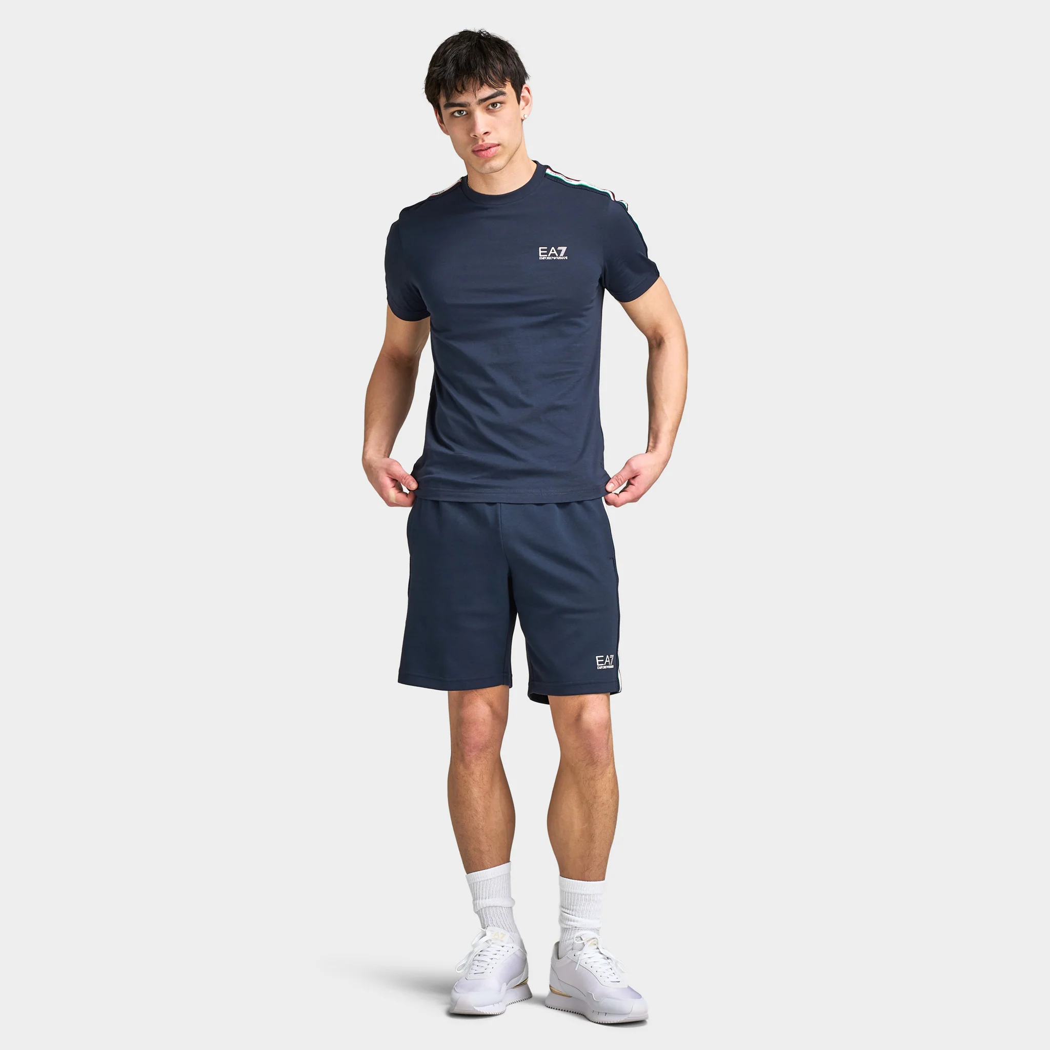 EA7 Italian Spirit Tee / Armani Blue - Image 5