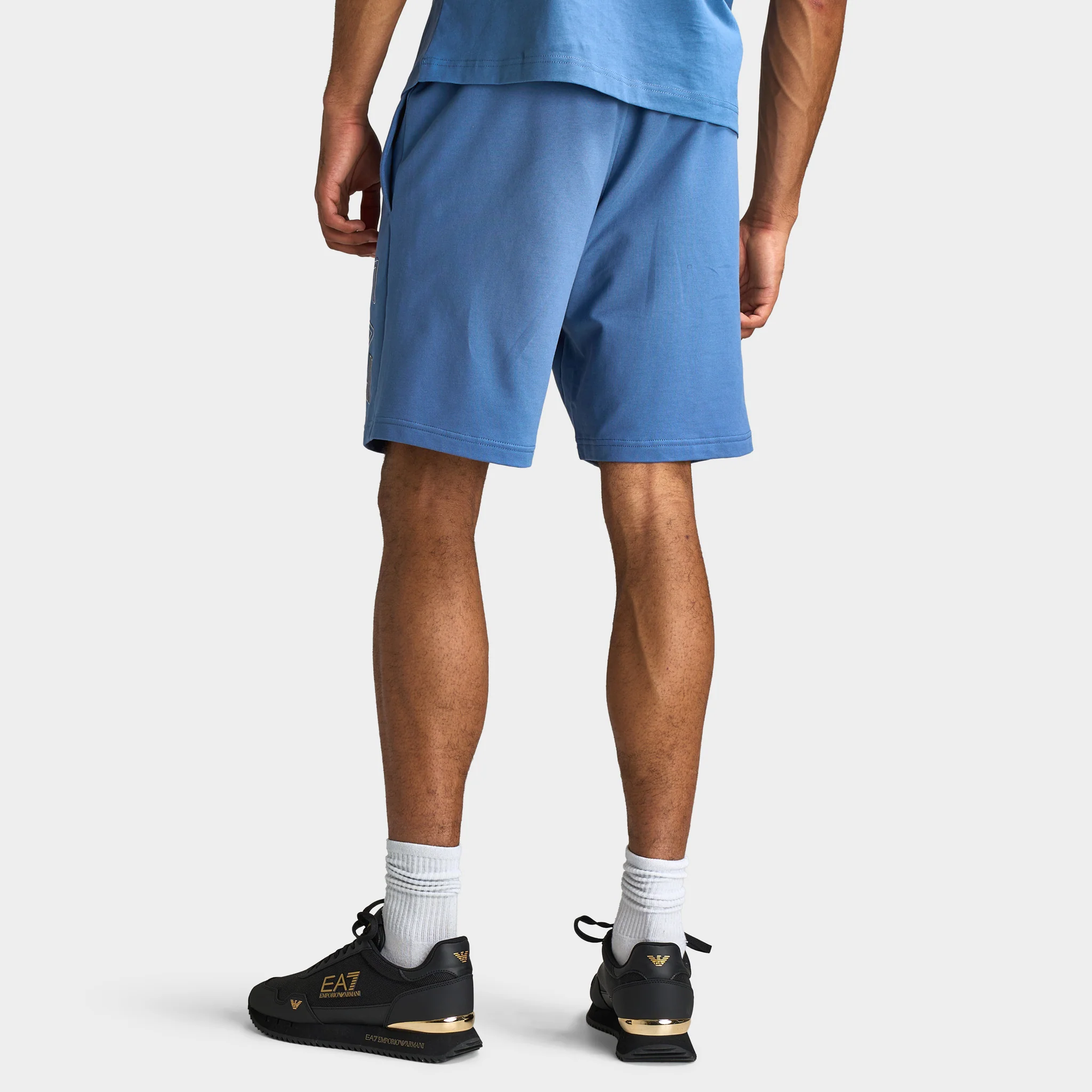 EA7 Train Visibility Men's Shorts / Light Blue - Image 4