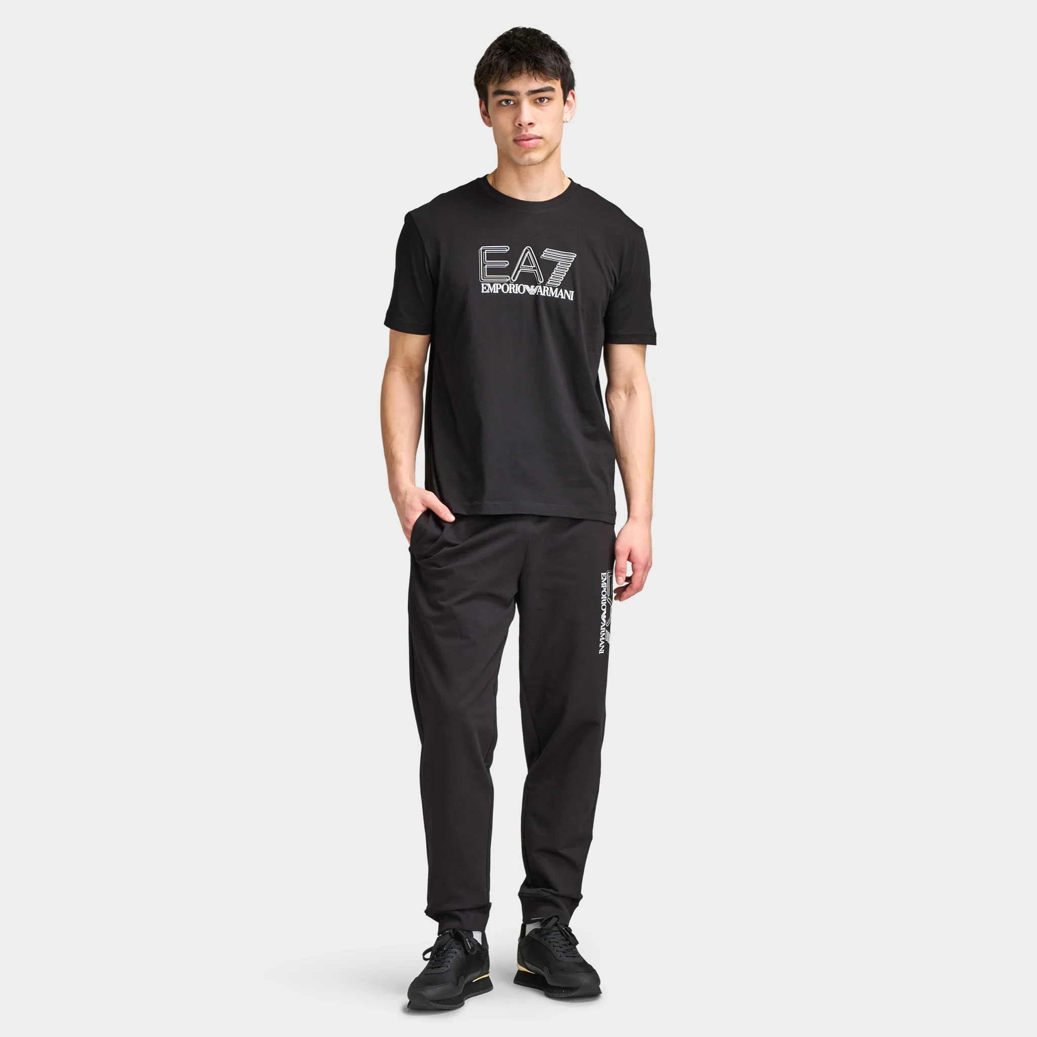 EA7 Train Visibility Pants Coft / Black - Image 6