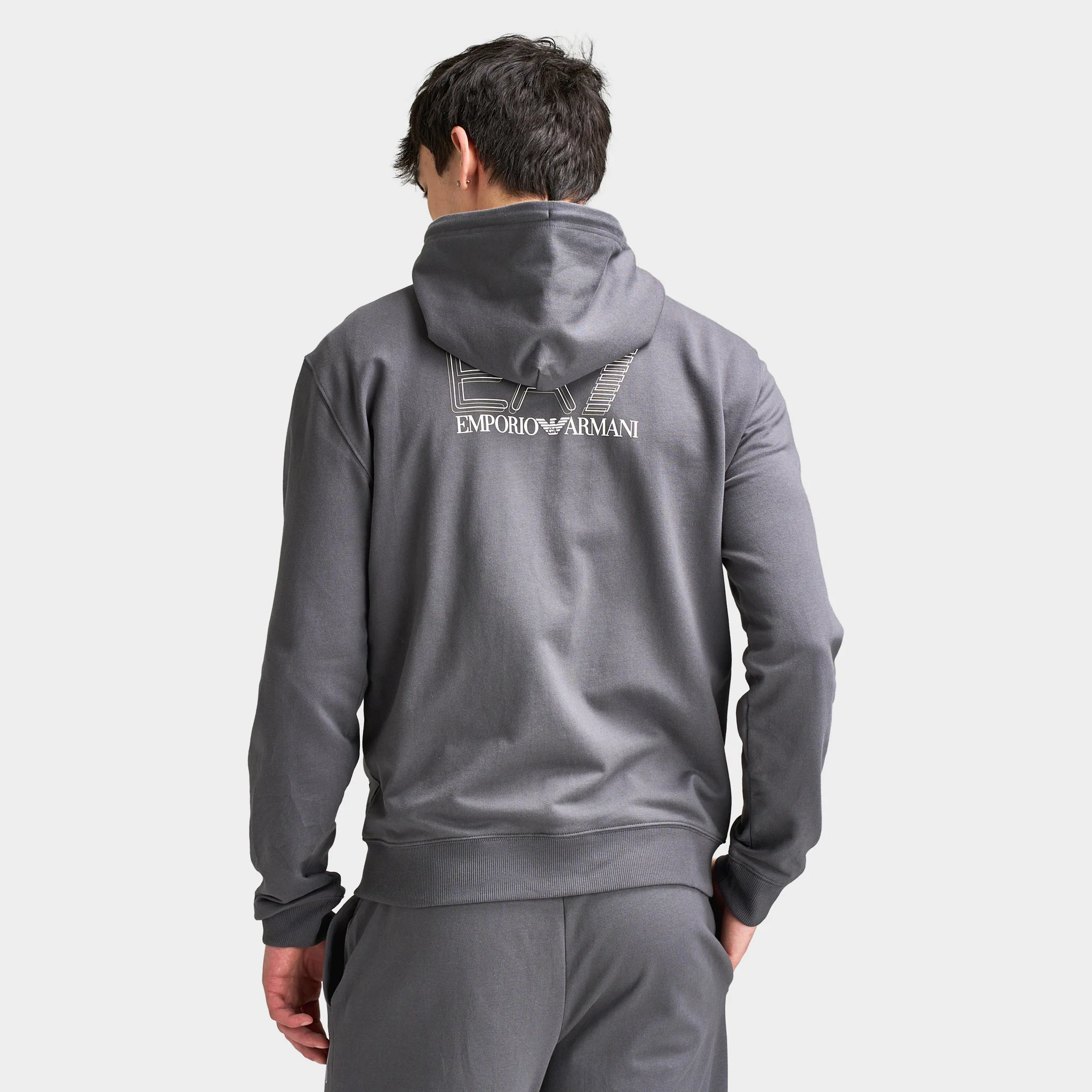 EA7 Visibility Fullzip Hoodie / Grey - Image 4