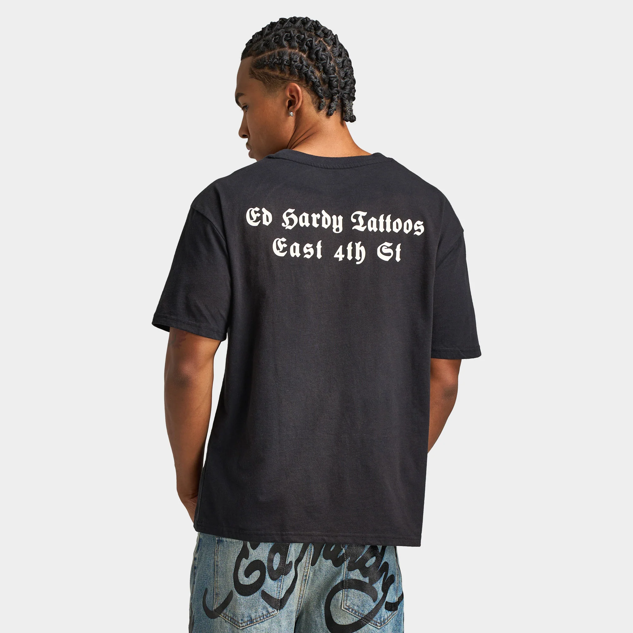 Ed Hardy Horses T-shirt / Vintage Black - Image 2
