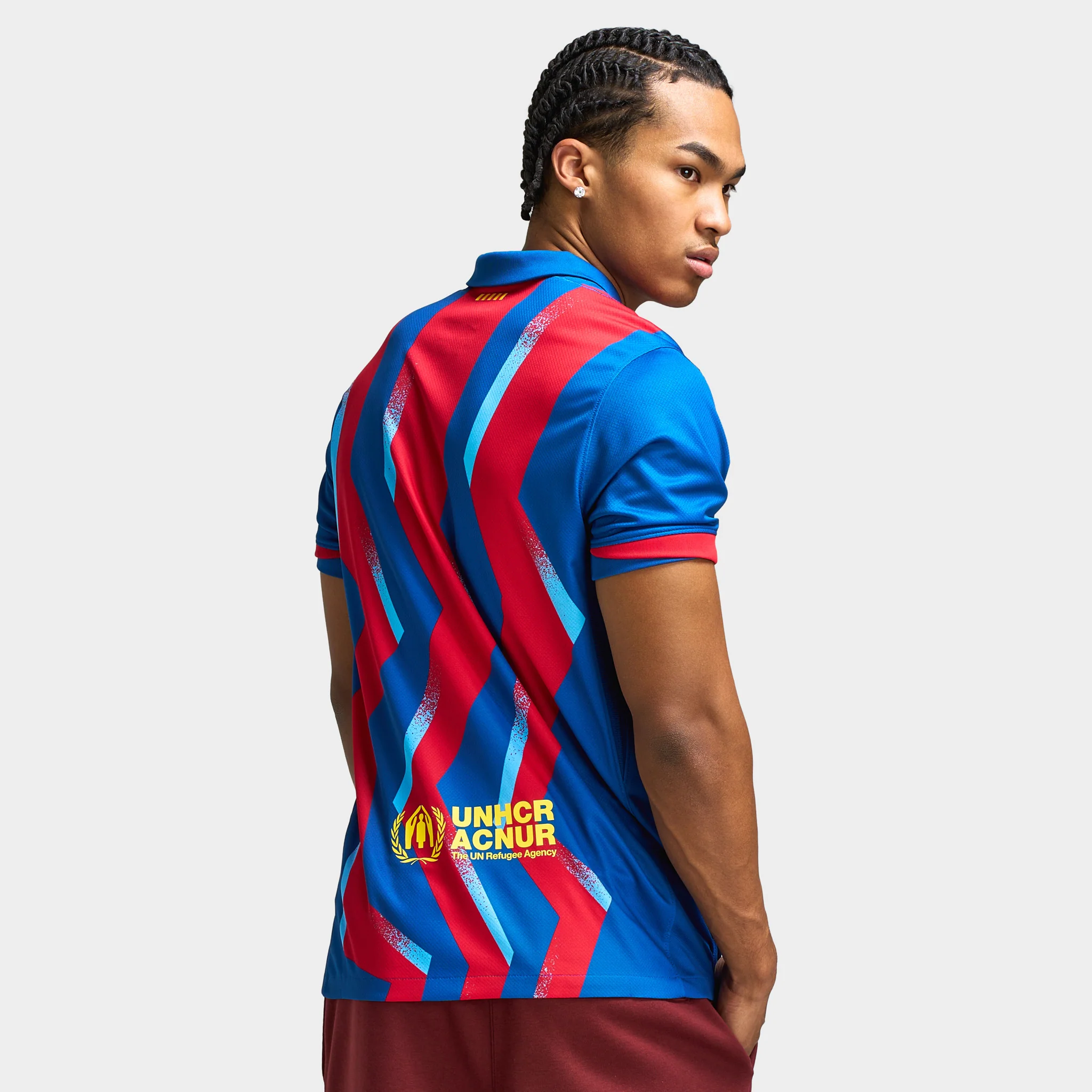 Nike Dri-FIT Men's F.C. Barcelona Stadium Home Football Replica Shirt - Image 2