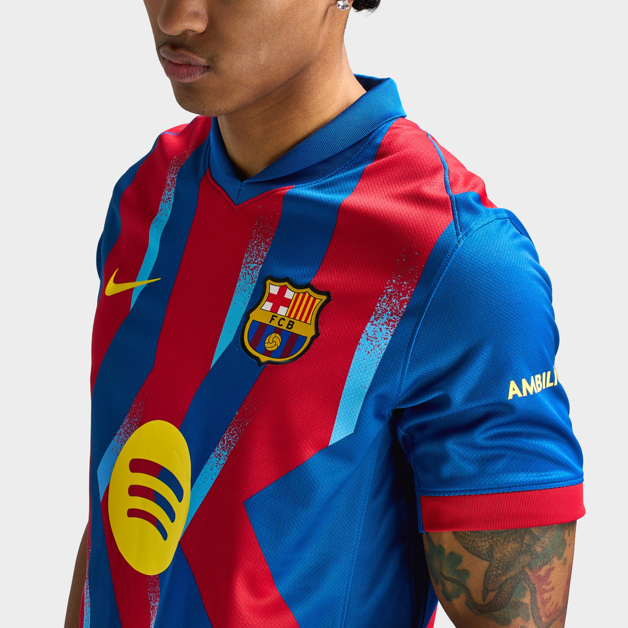 Nike Dri-FIT Men's F.C. Barcelona Stadium Home Football Replica Shirt - Image 3