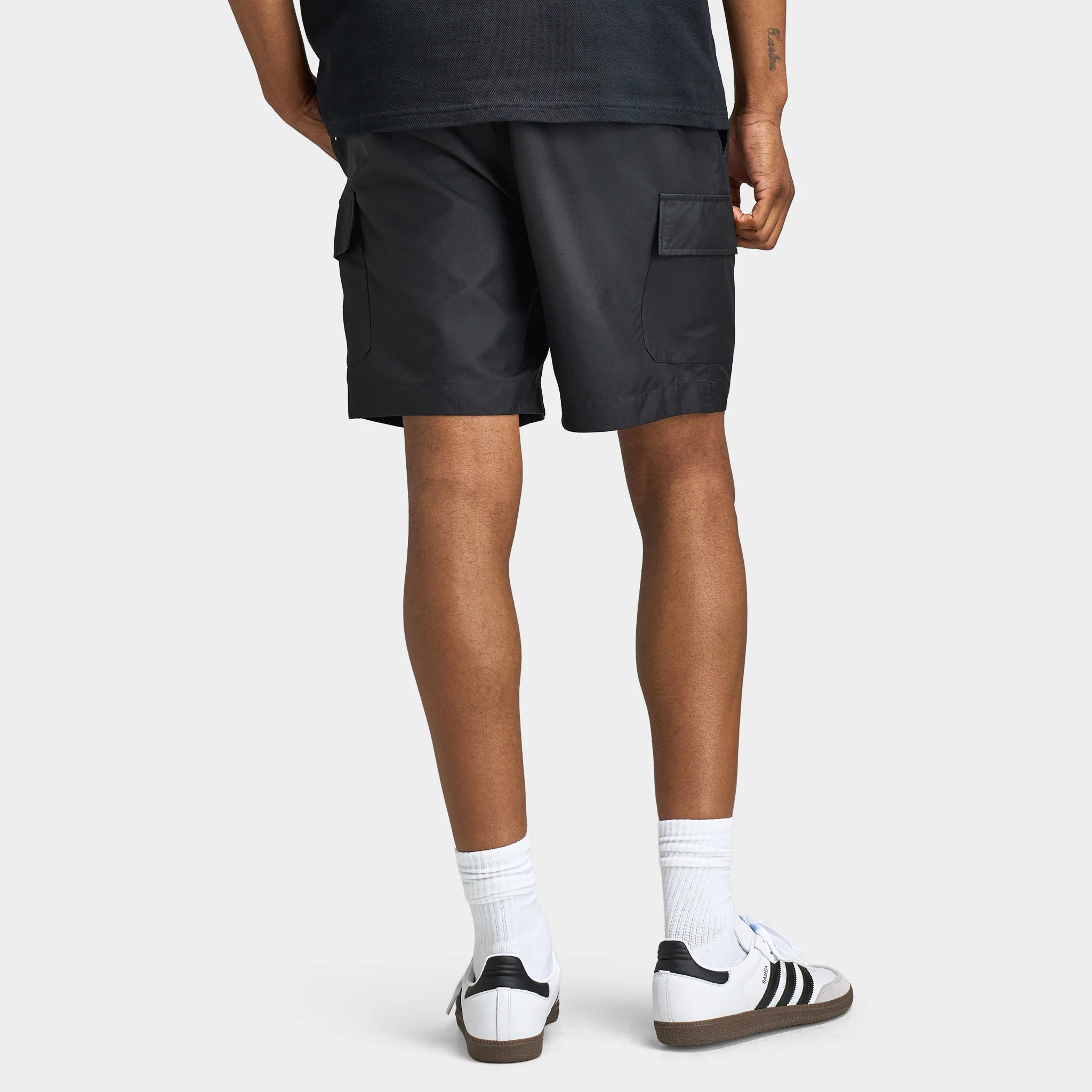 Fred Perry Badge Patch Pocket Swimshort / Black - Image 4