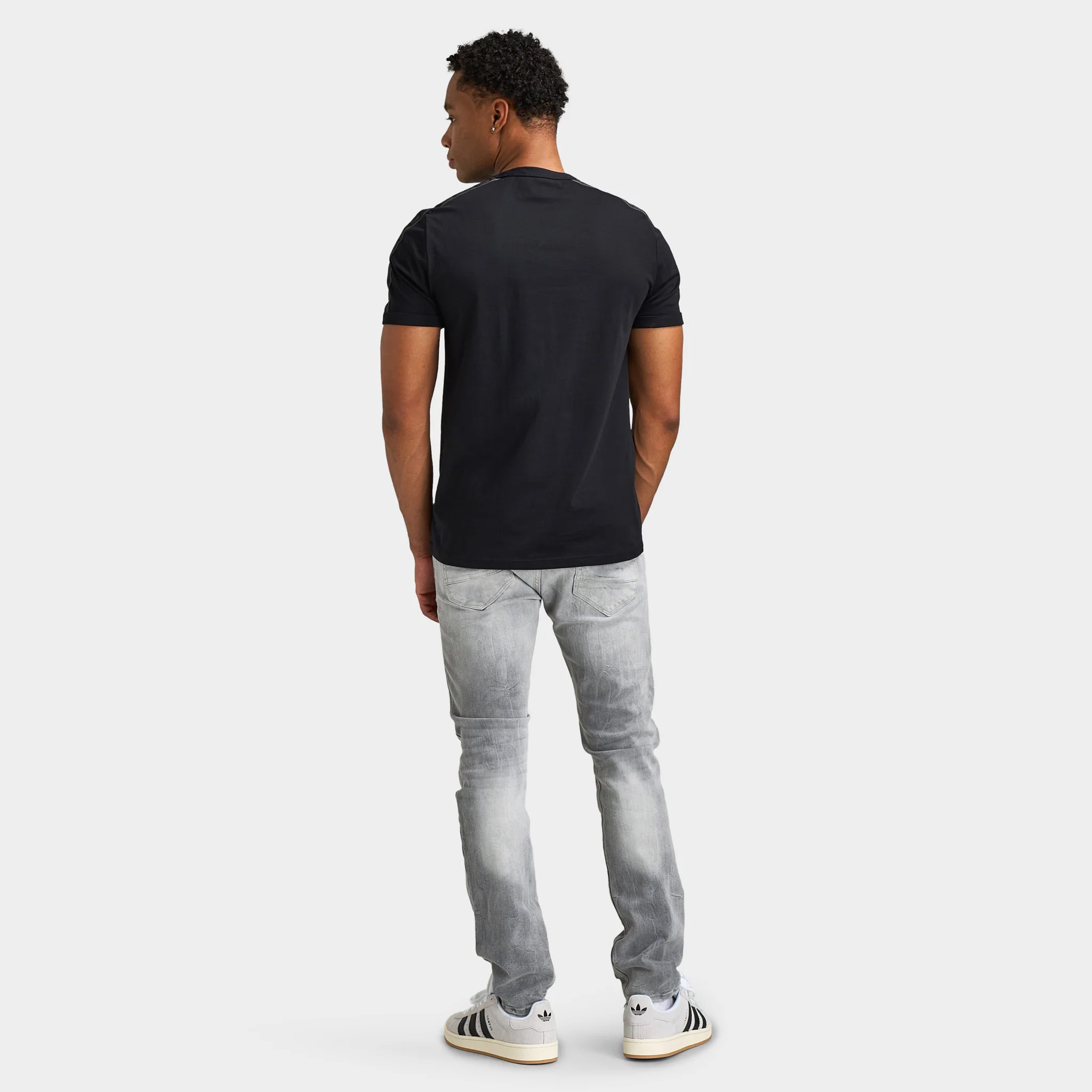 Fred Perry Contrast Tape Ringer T-shirt / Black - Image 5