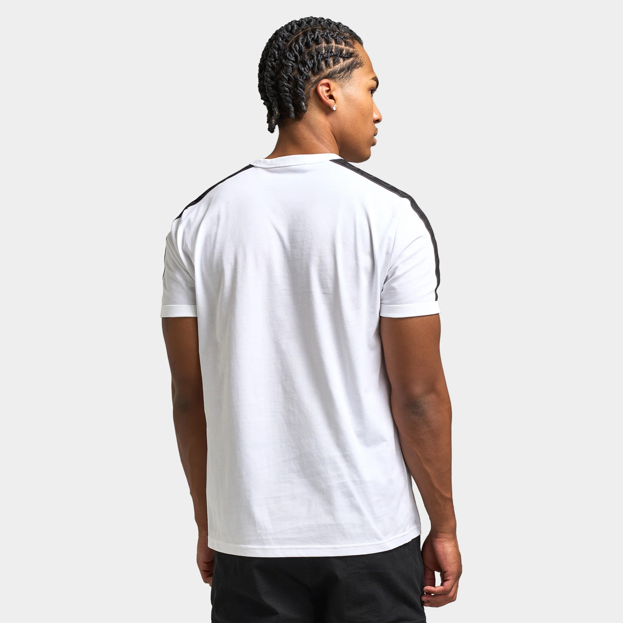 Fred Perry Contrast Tape Ringer T-Shirt / White - Image 2