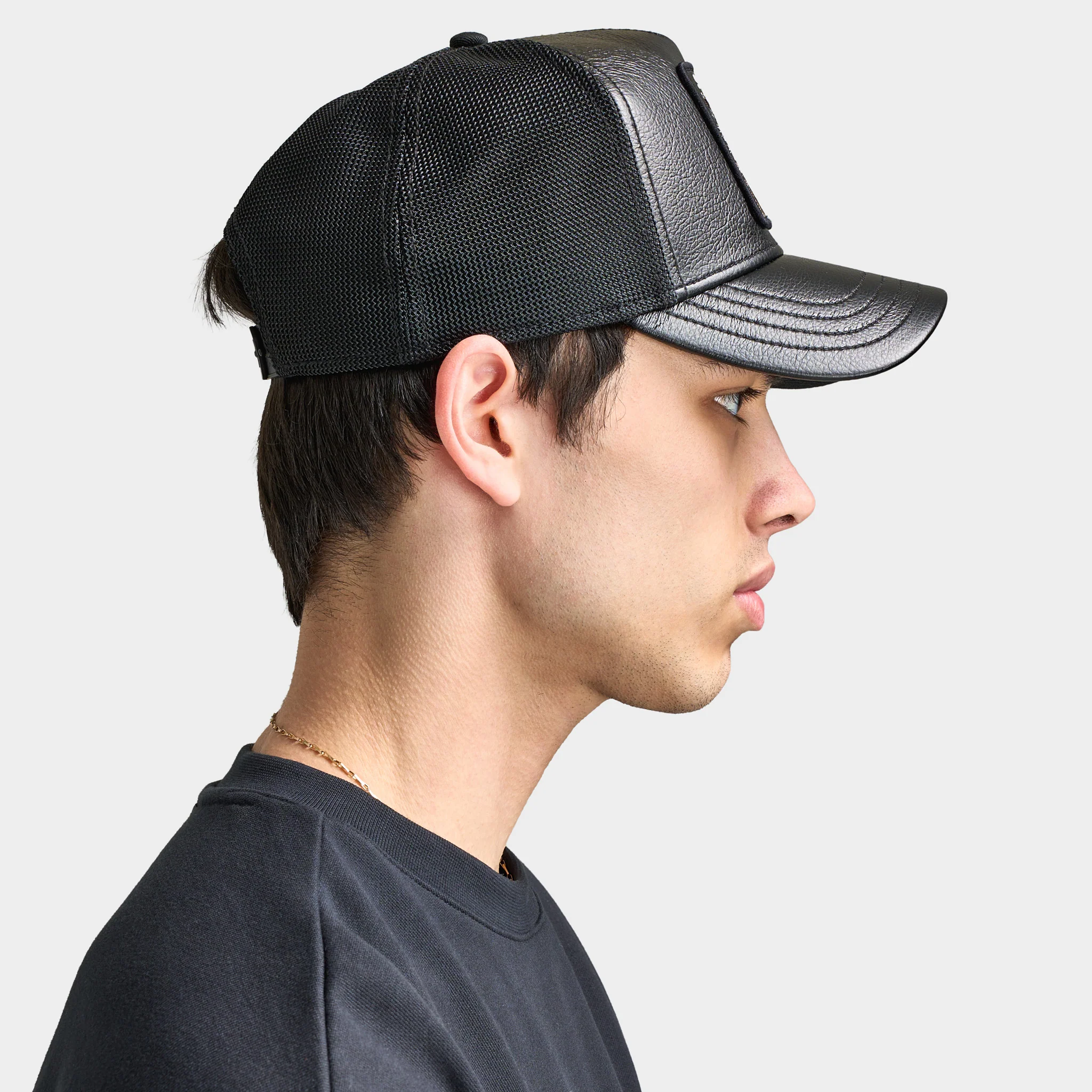 Goorin Bros Faux Leather Panther Snapback / Black - Image 4