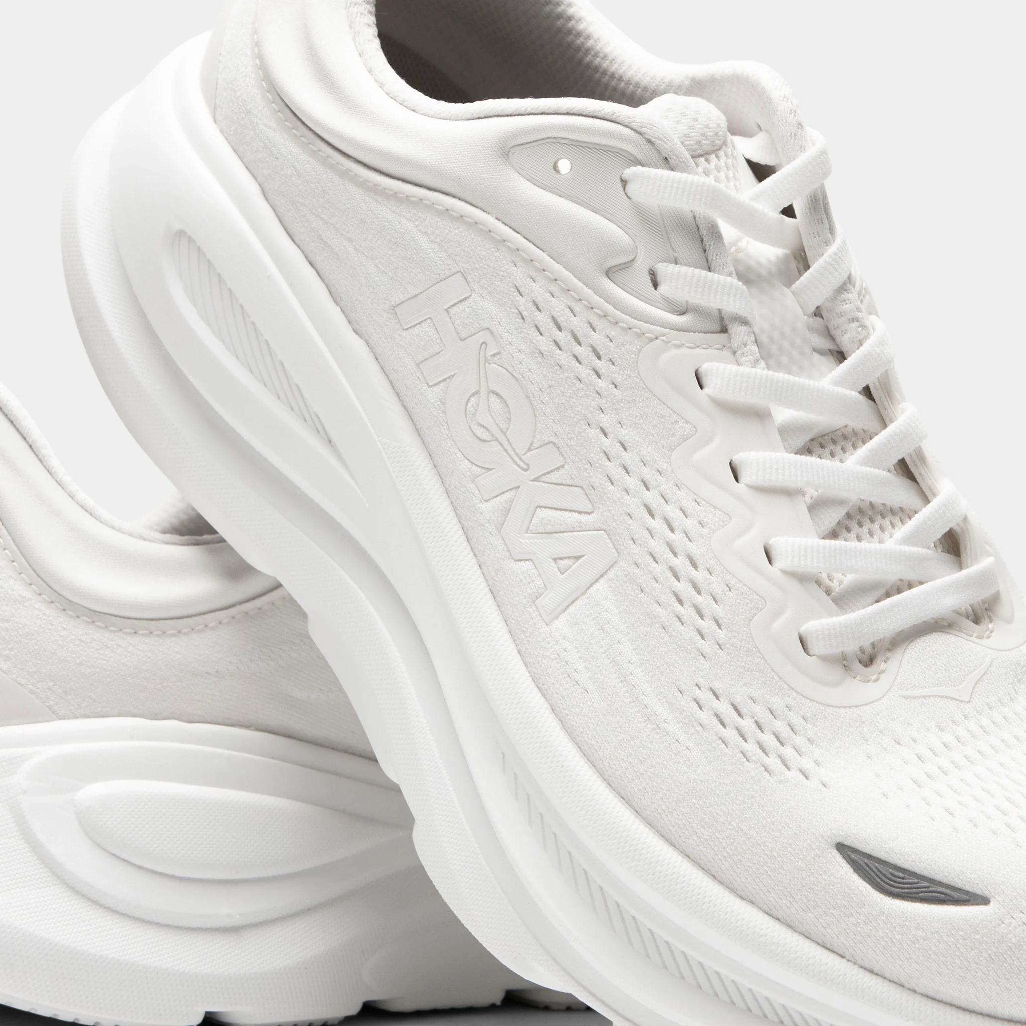 Hoka Bondi 9 White / White - Image 3