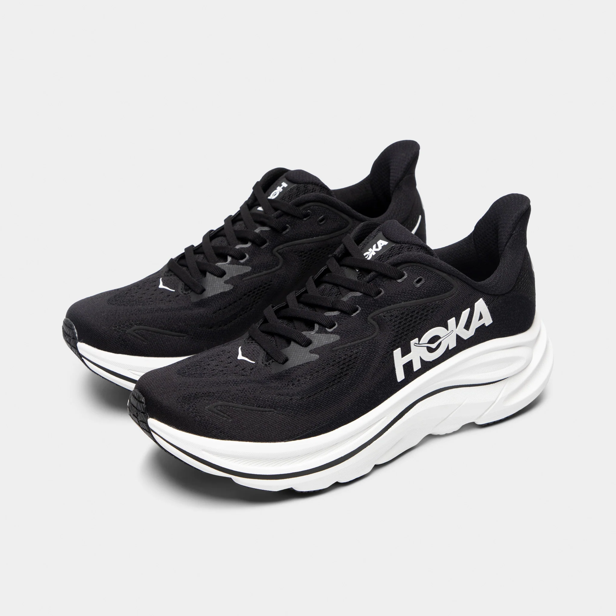 Hoka Clifton 10 Black / White - Image 2