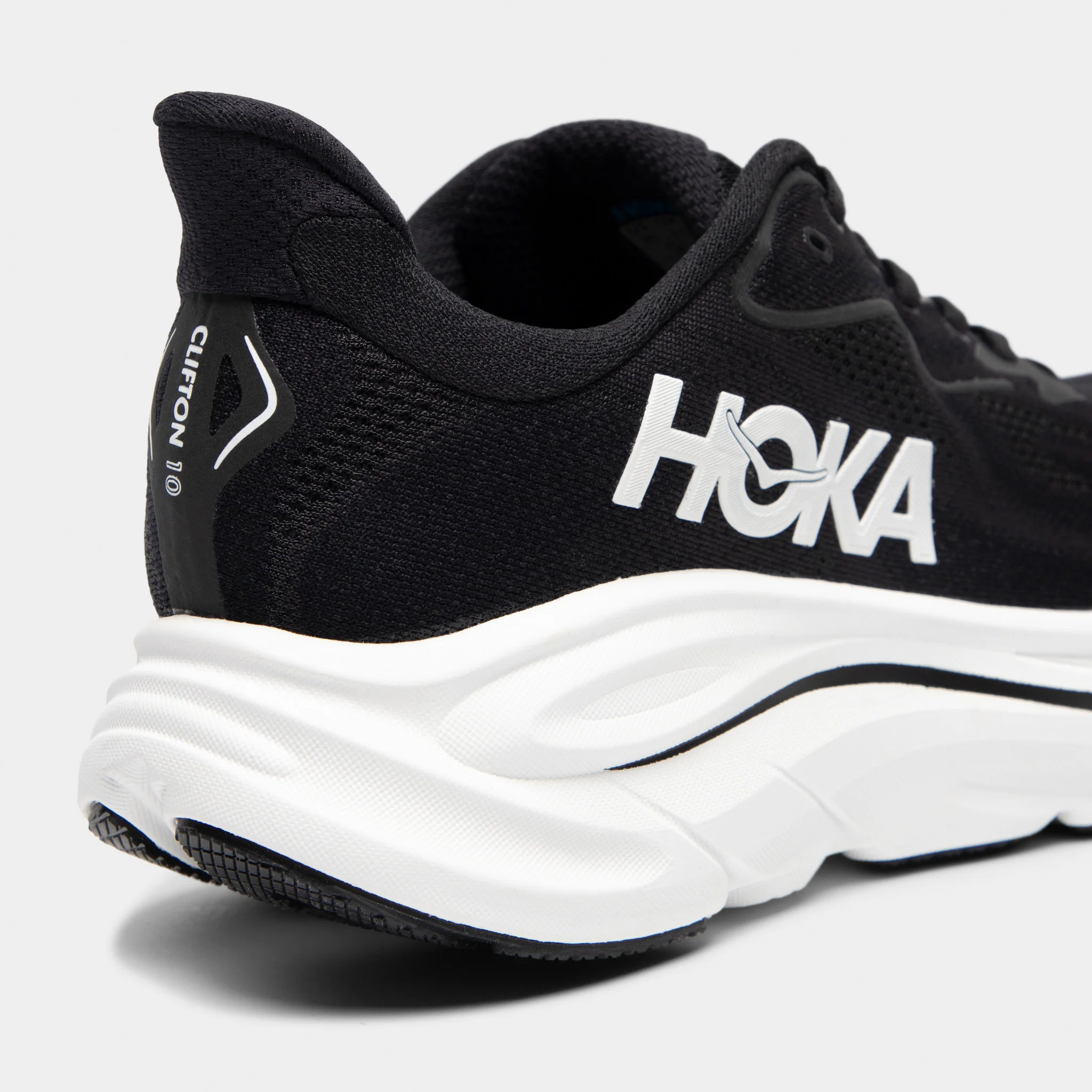 Hoka Clifton 10 Black / White - Image 3