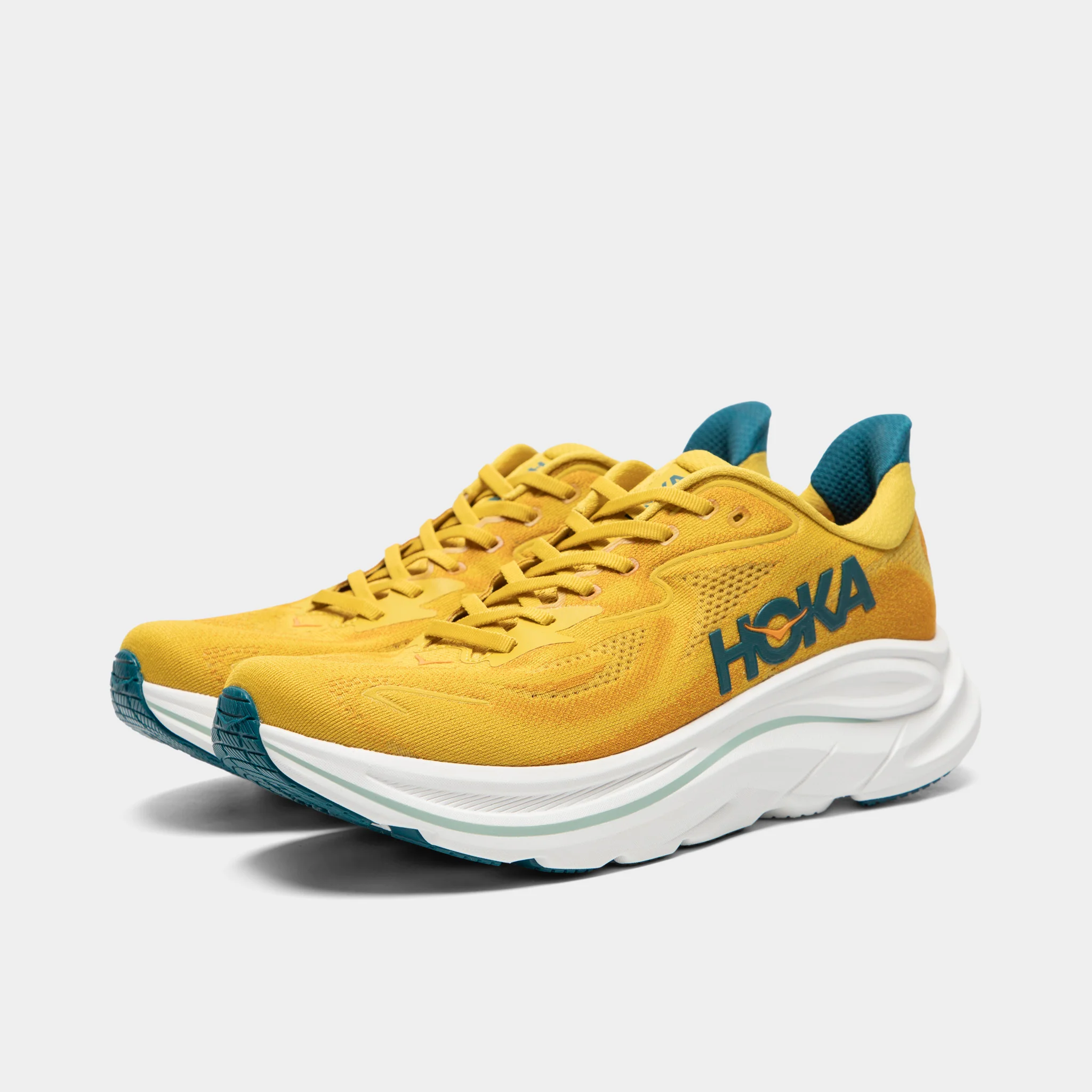 Hoka Clifton 10 Gold / Tidal - Image 2
