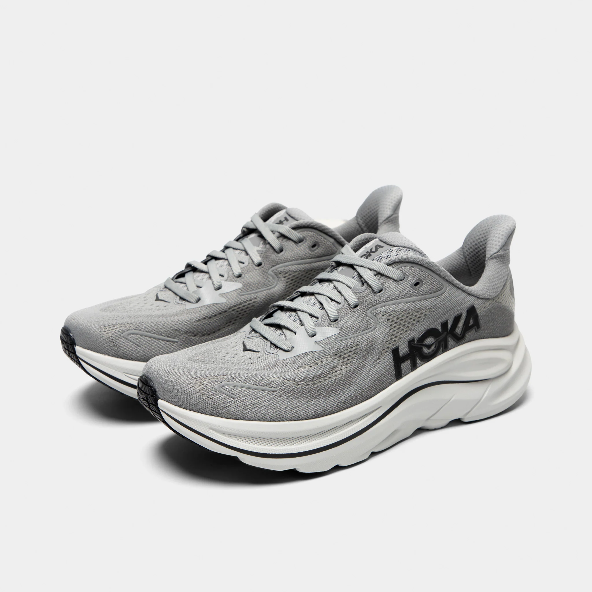 Hoka Clifton 10 Grey / Black - Image 2