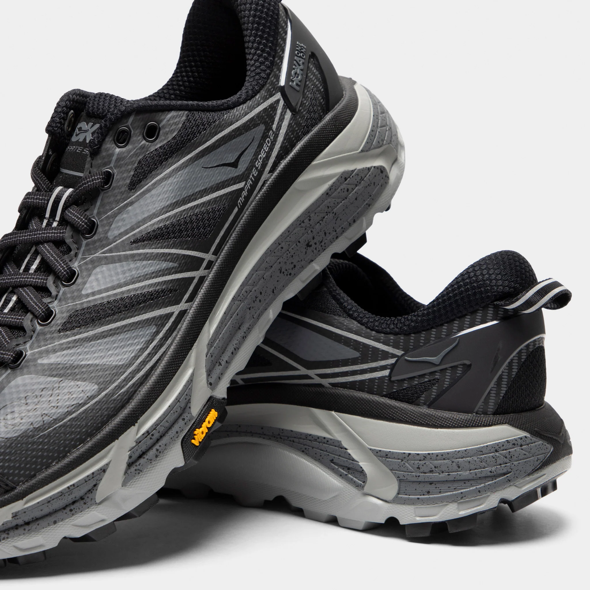Hoka Mafate Speed 2 Black / Castlerock - Image 3