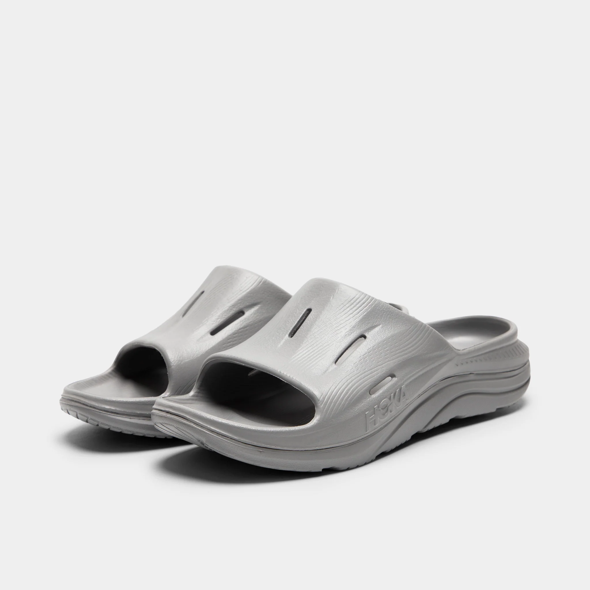 Hoka Ora Recovery Slide 3 Grey / Grey - Image 2