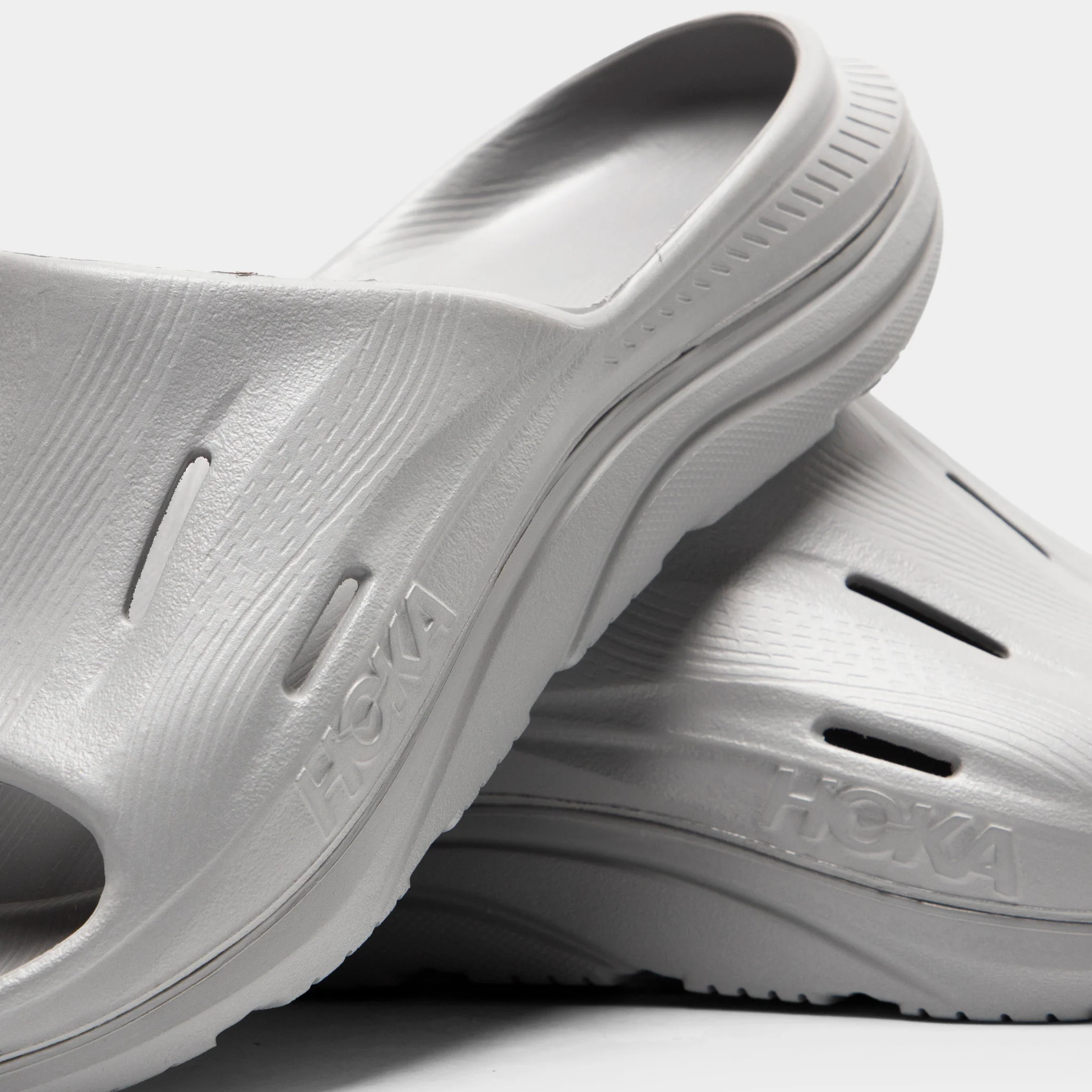 Hoka Ora Recovery Slide 3 Grey / Grey - Image 3