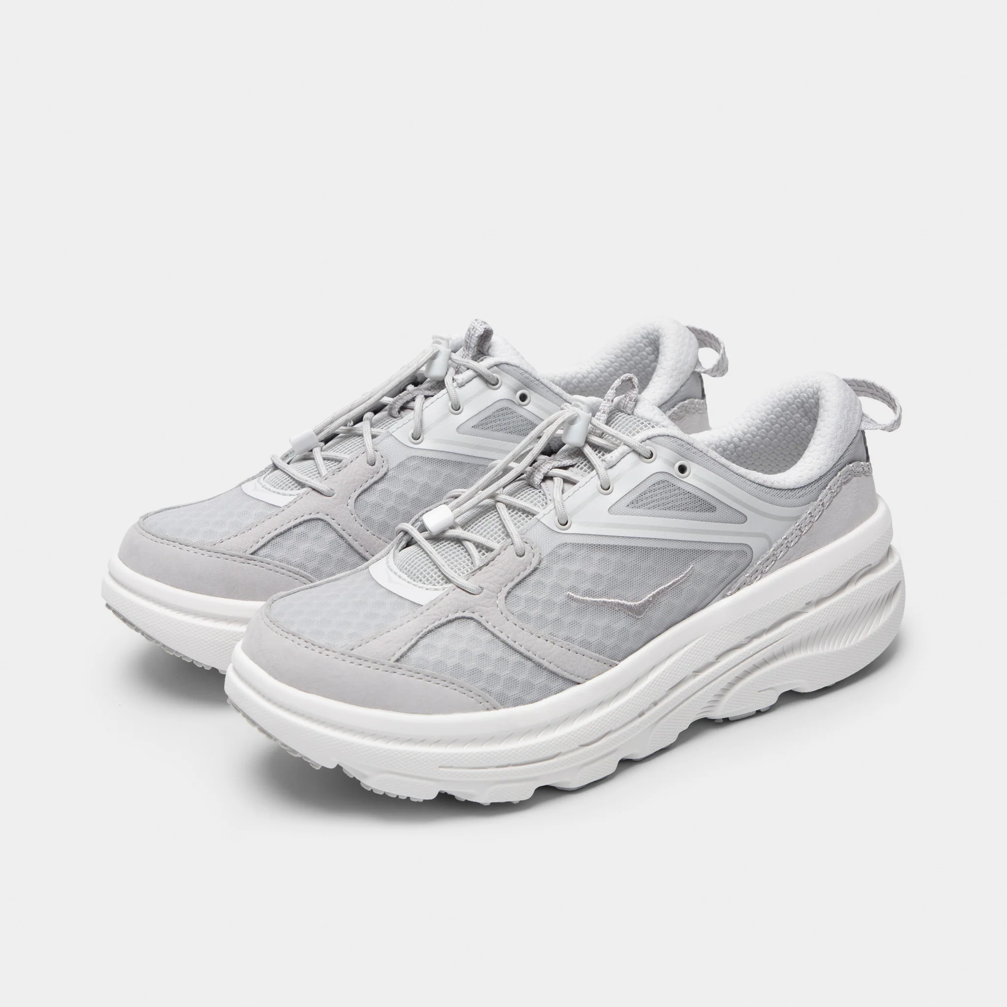 Hoka U Bondi B3LS Cosmic Grey / White - Image 2