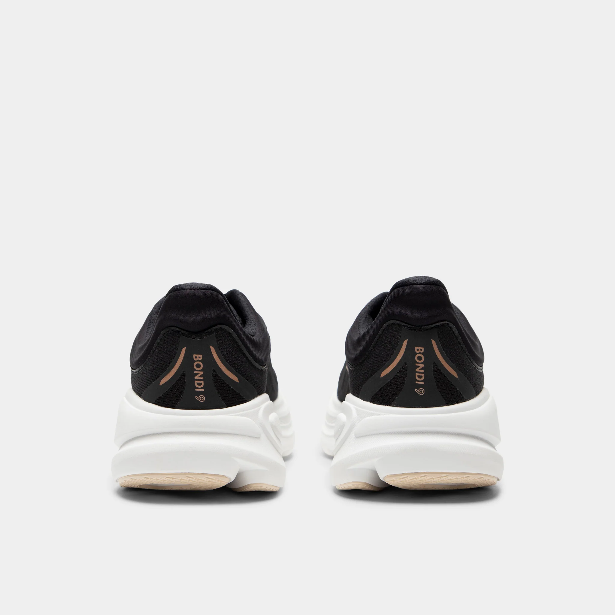 Hoka Women's Bondi 9 Black / Rose Gold - Image 4