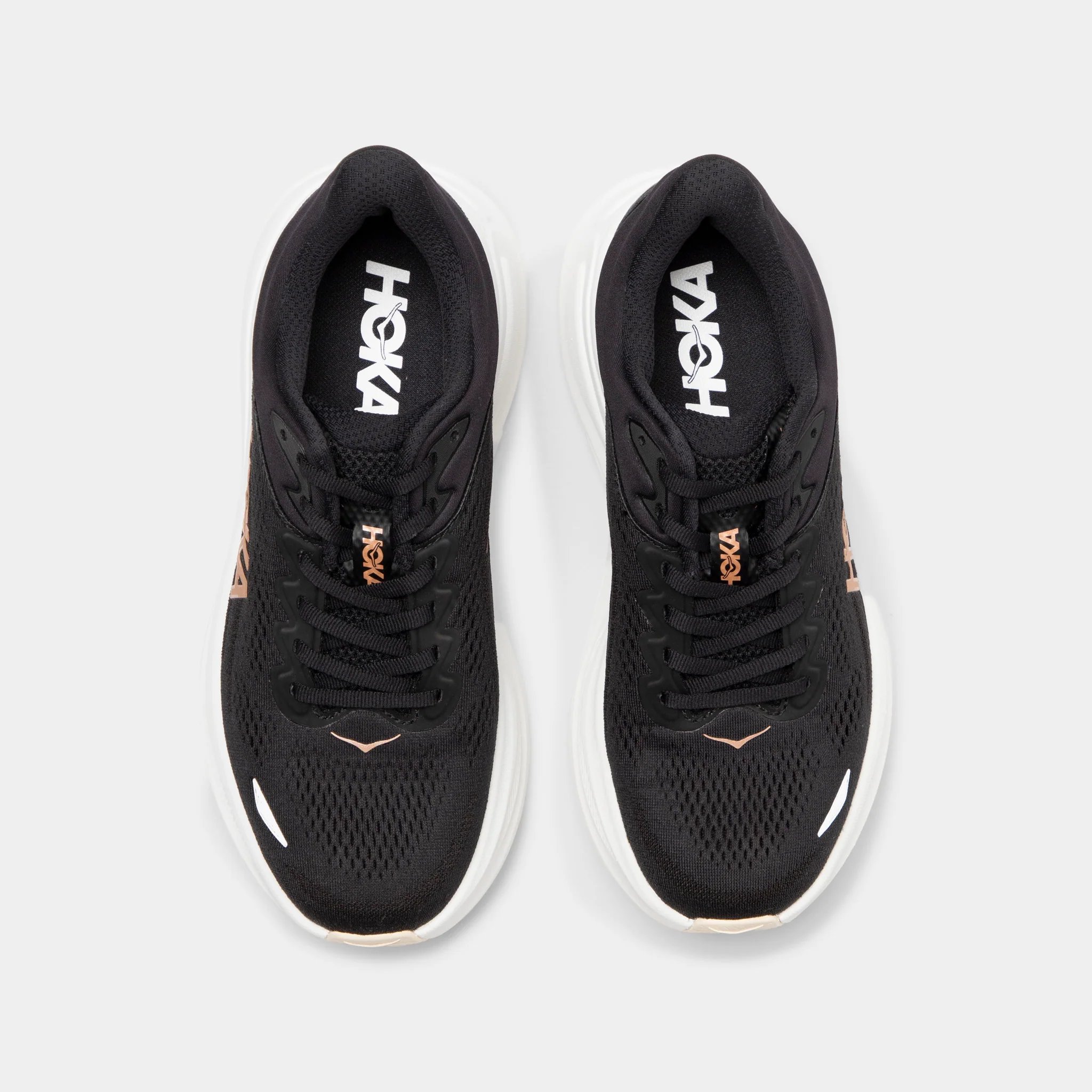 Hoka Women's Bondi 9 Black / Rose Gold - Image 5