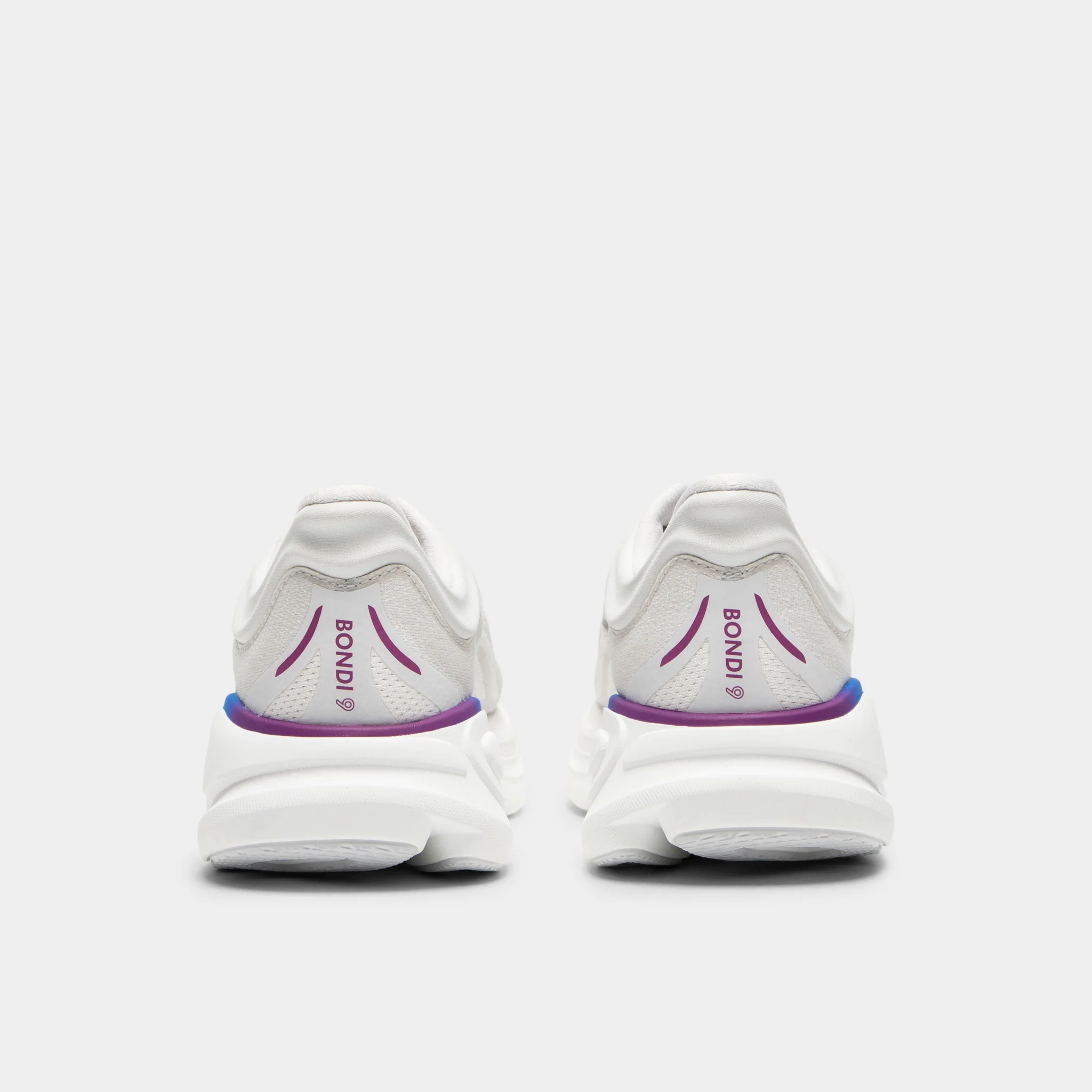 HOKA Women's Bondi 9 Cosmic Grey /  White - Image 4
