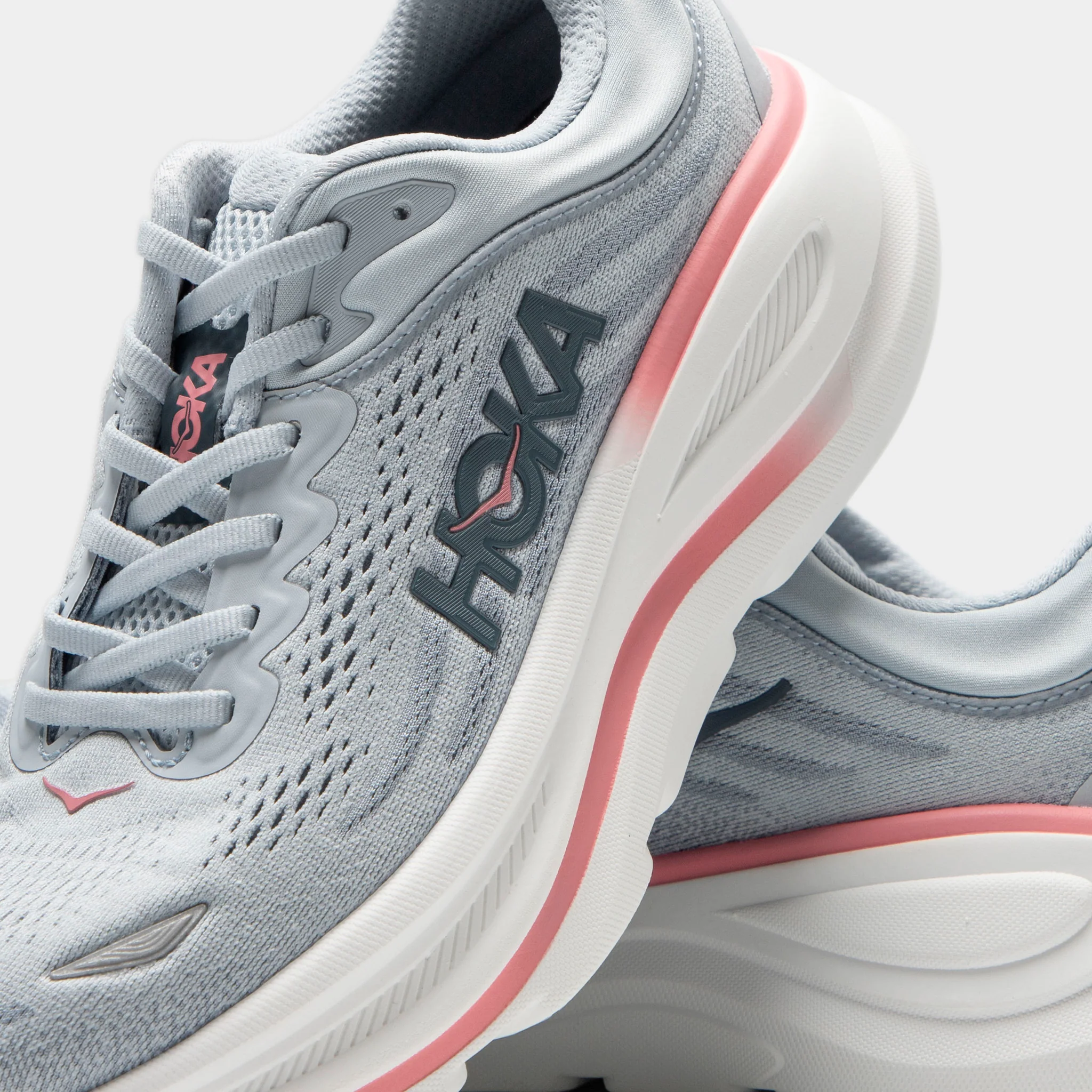 Hoka Women's Bondi 9 Mineral Blue /  Washed Blue - Image 3