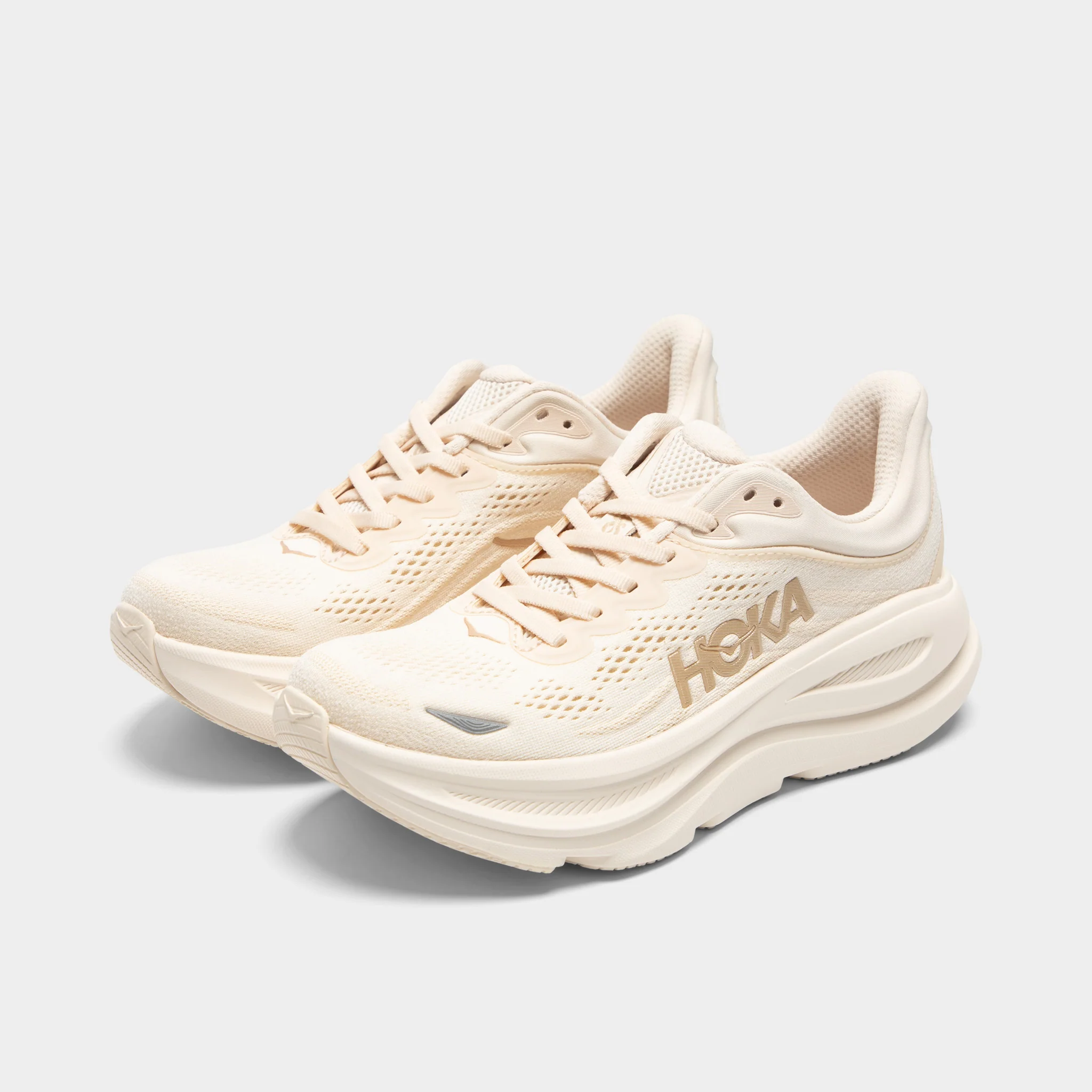 Hoka Women's Bondi 9 Vanilla / Birch - Image 2