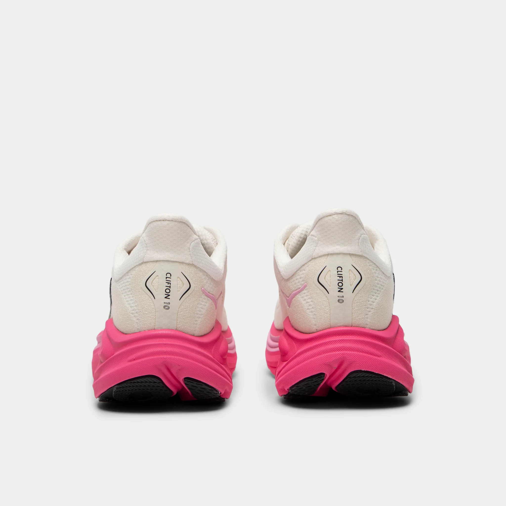 HOKA Women's Clifton 10 Alabaster / Neon Dragonfruit - Image 4