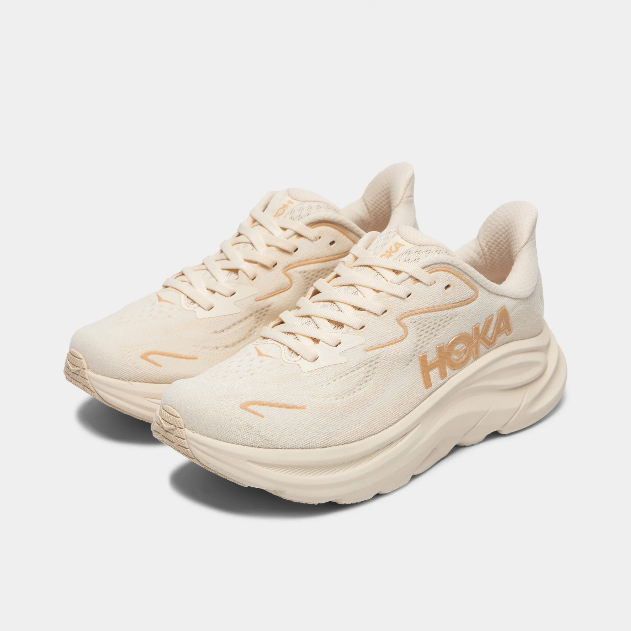 Hoka Women's Clifton 10 Vanilla / Birch - Image 2