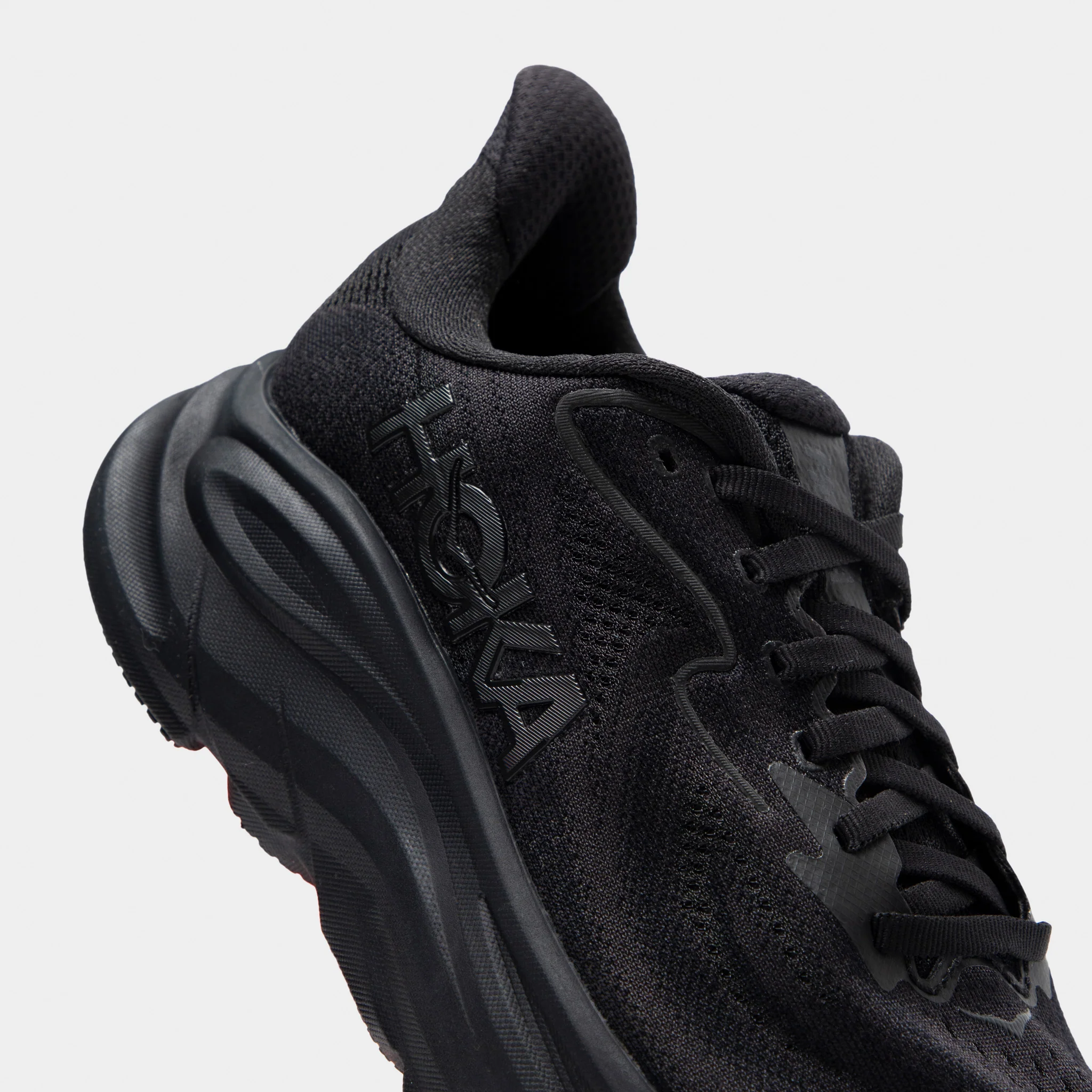 Hoka Women's Clifton 10 Black / Black - Image 3