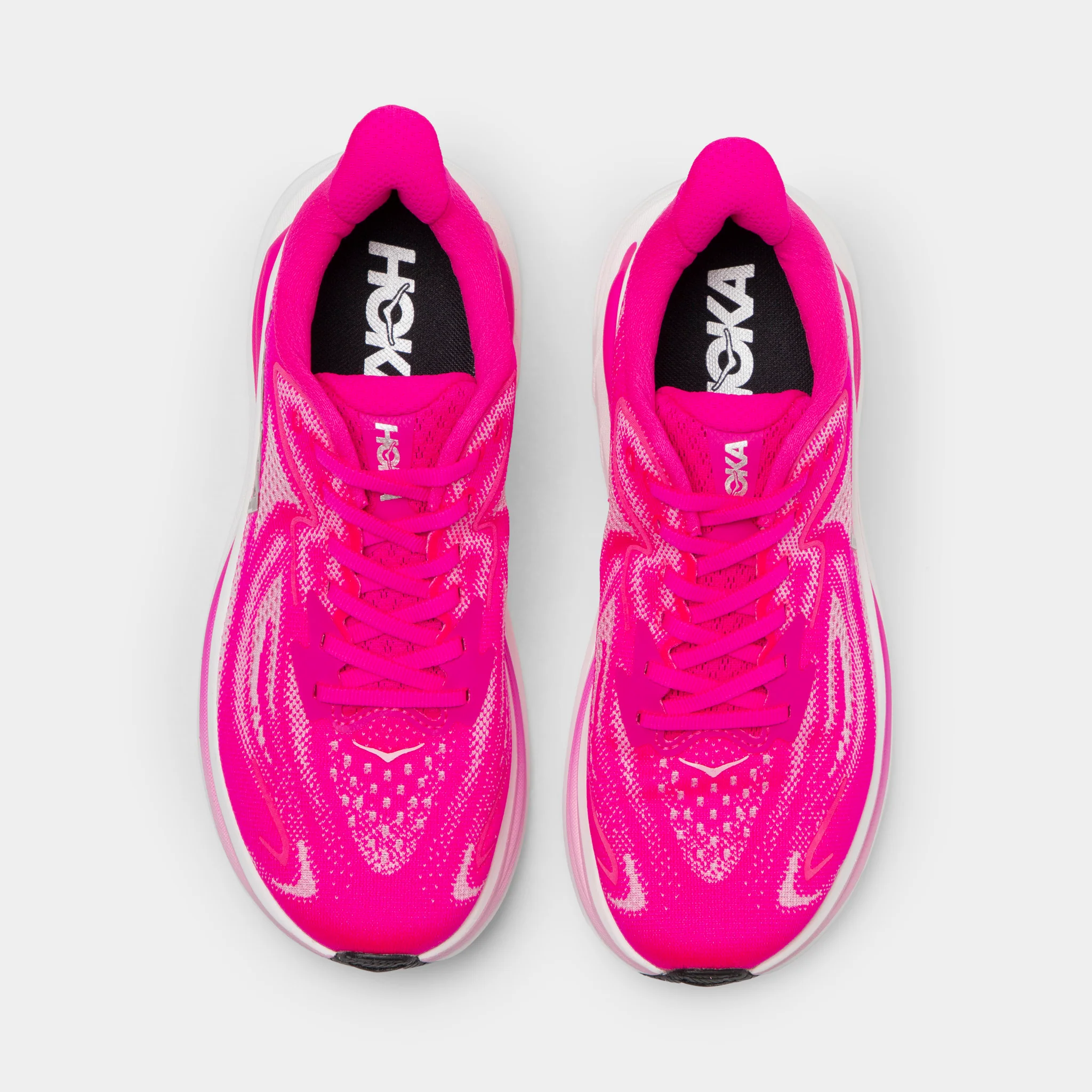 HOKA Women's Clifton 10 Neon Dragonfruit / Bubblegum - Image 5