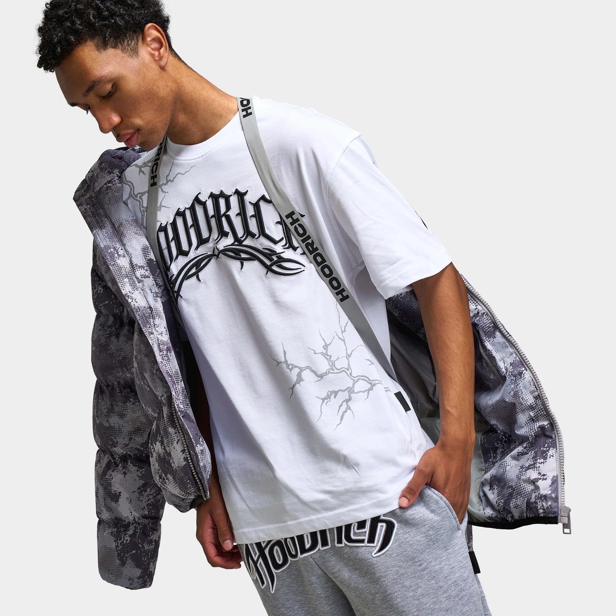 Hoodrich Ark Puffer Jacket Digital Camo / Black - Image 5