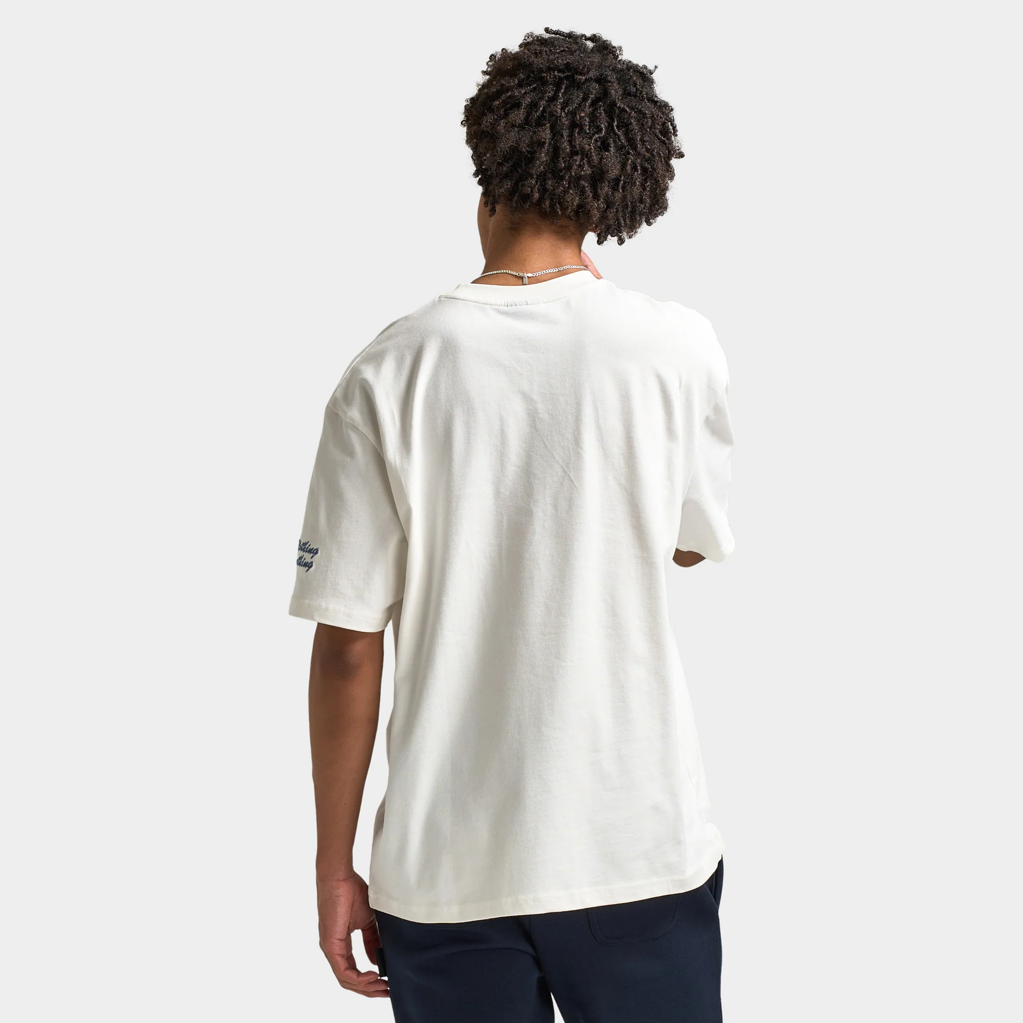 Hoodrich Ash V2 Oversized T-shirt / Egret - Image 2