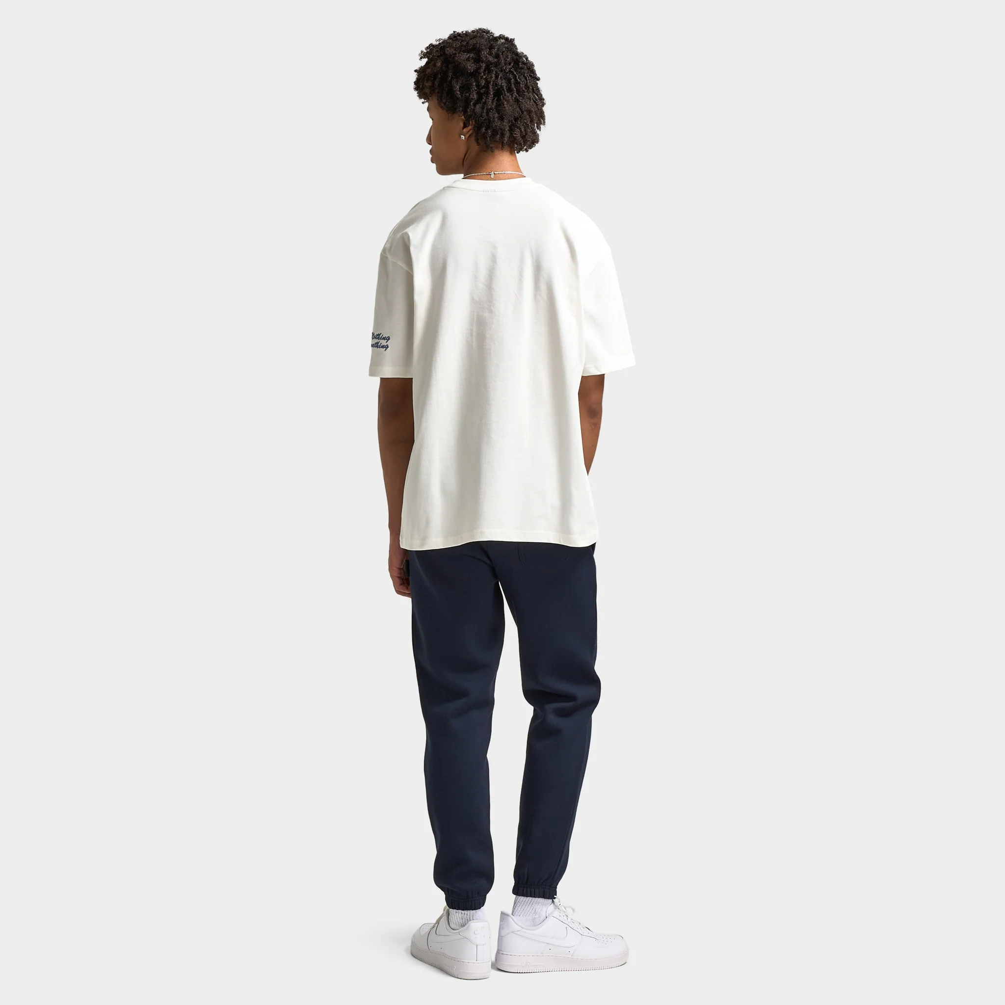 Hoodrich Ash V2 Oversized T-shirt / Egret - Image 5