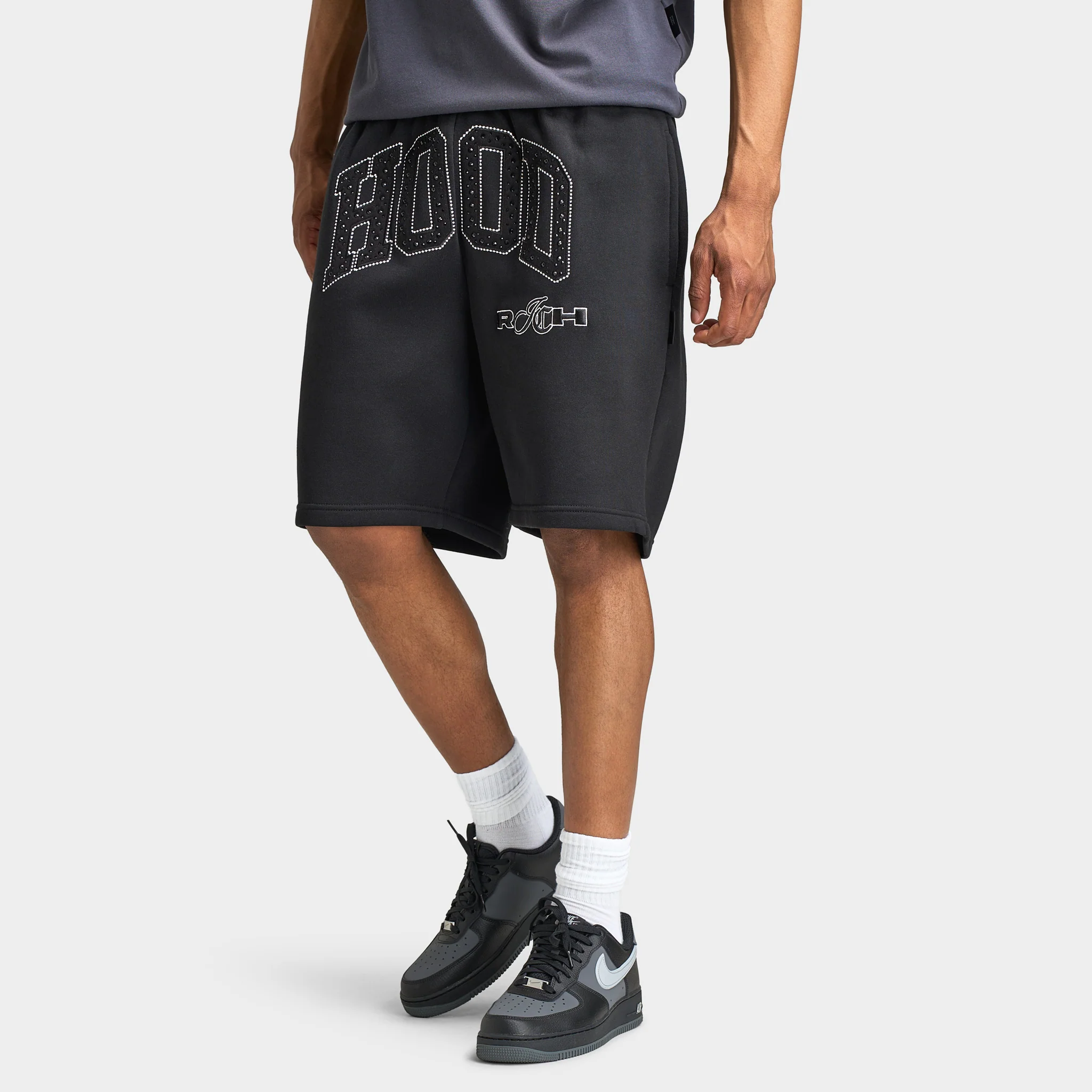 Hoodrich Captain Oversized Shorts / Black - Image 2
