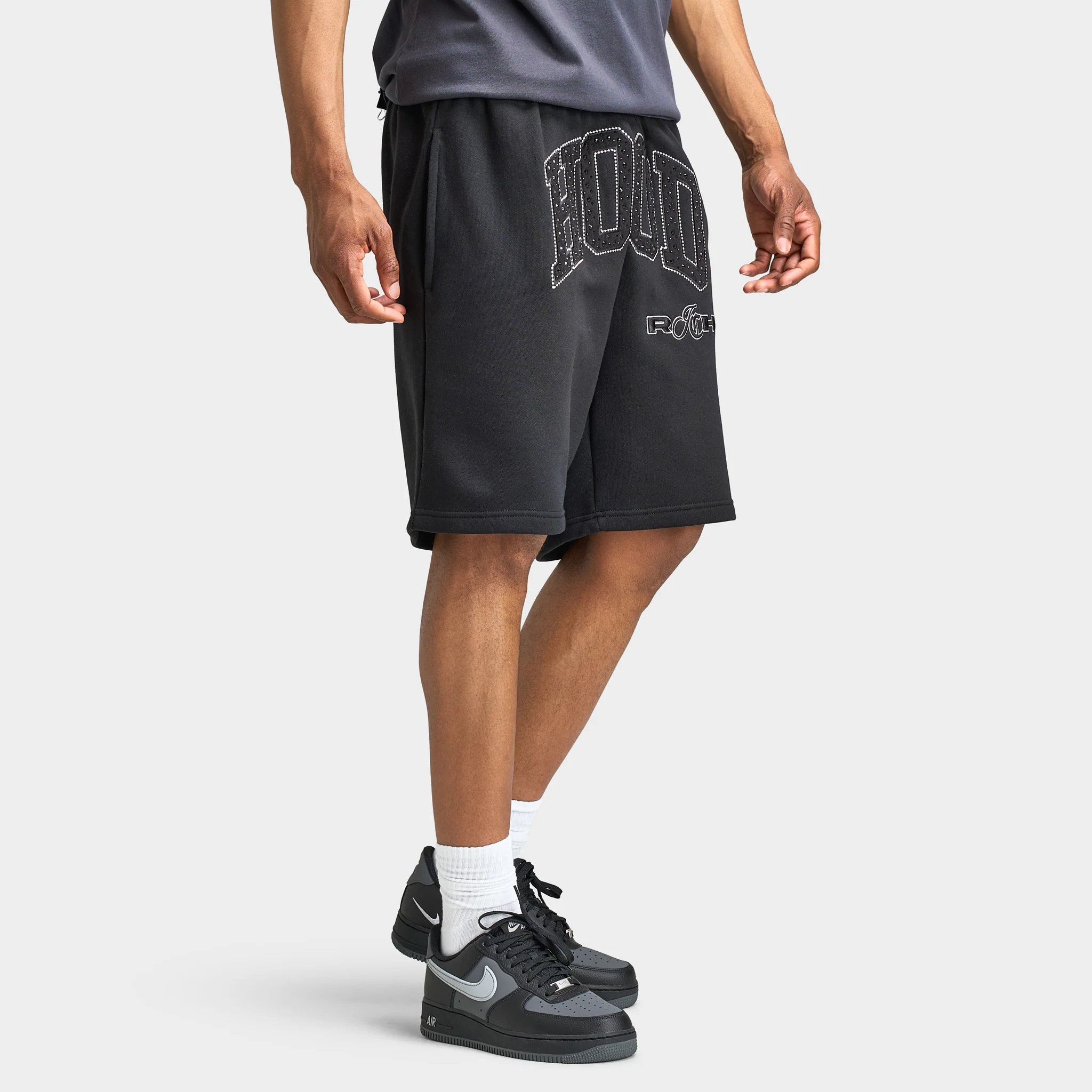 Hoodrich Captain Oversized Shorts / Black - Image 3