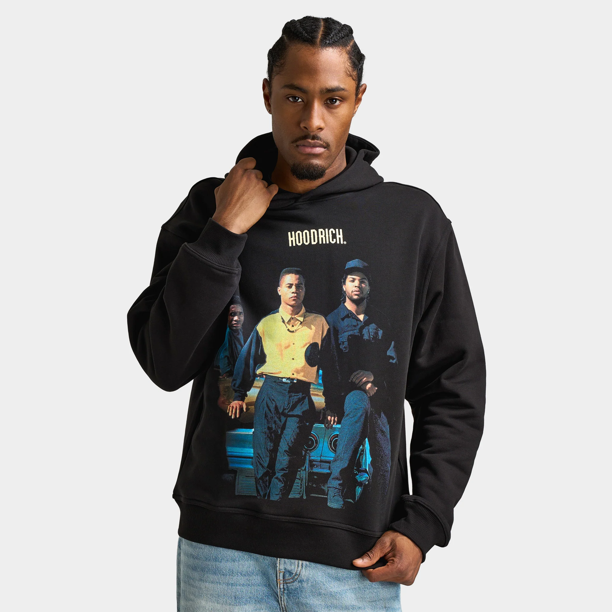 Hoodrich Chace Print Hoodie / Black - Image 3